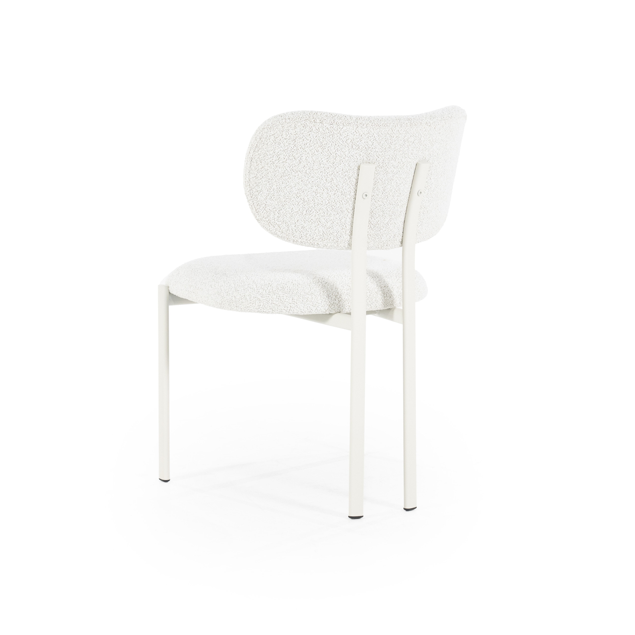 By-Boo Eetkamerstoel 'Daybreak' Bouclé, kleur Beige