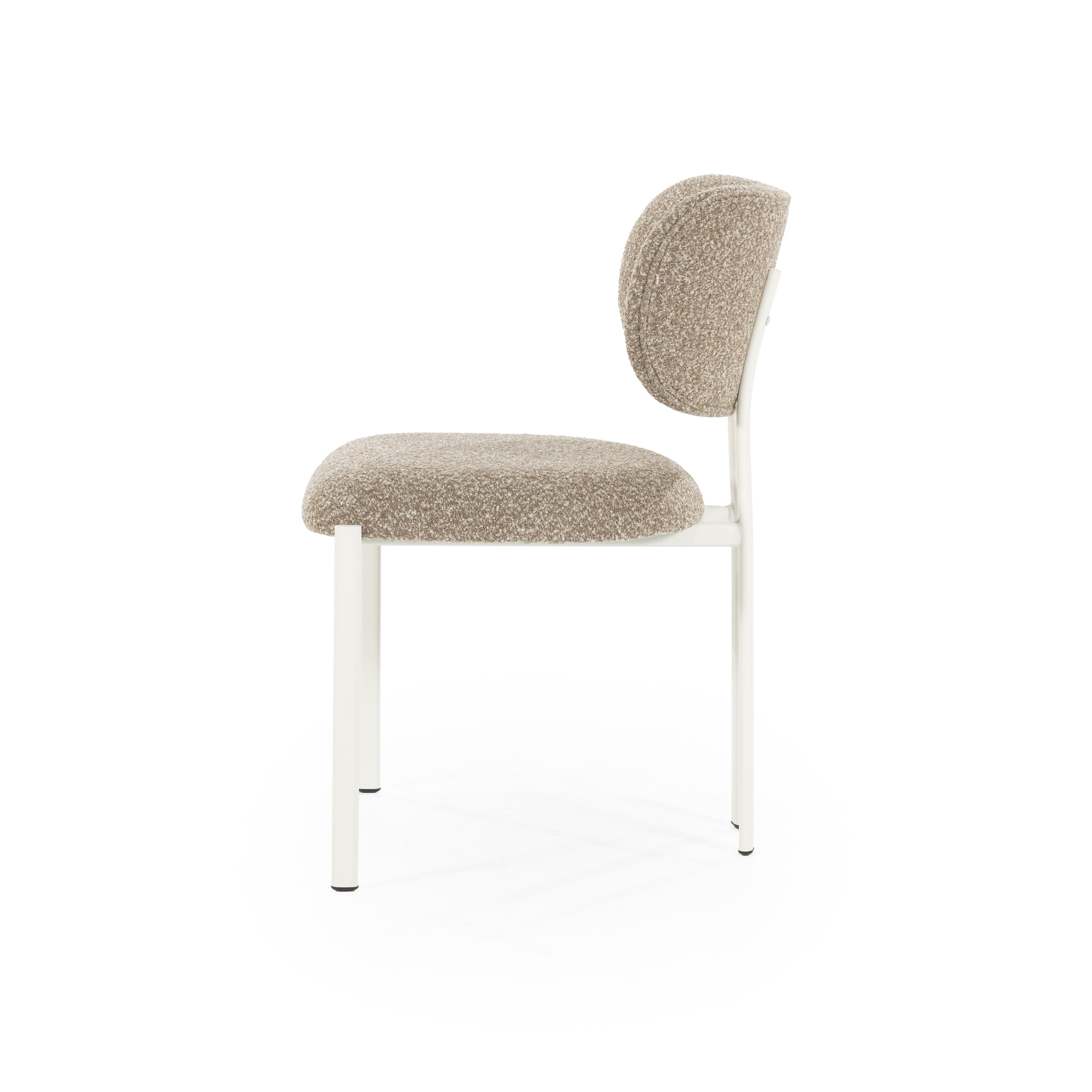 By-Boo Eetkamerstoel 'Daybreak' Bouclé, kleur Bruin