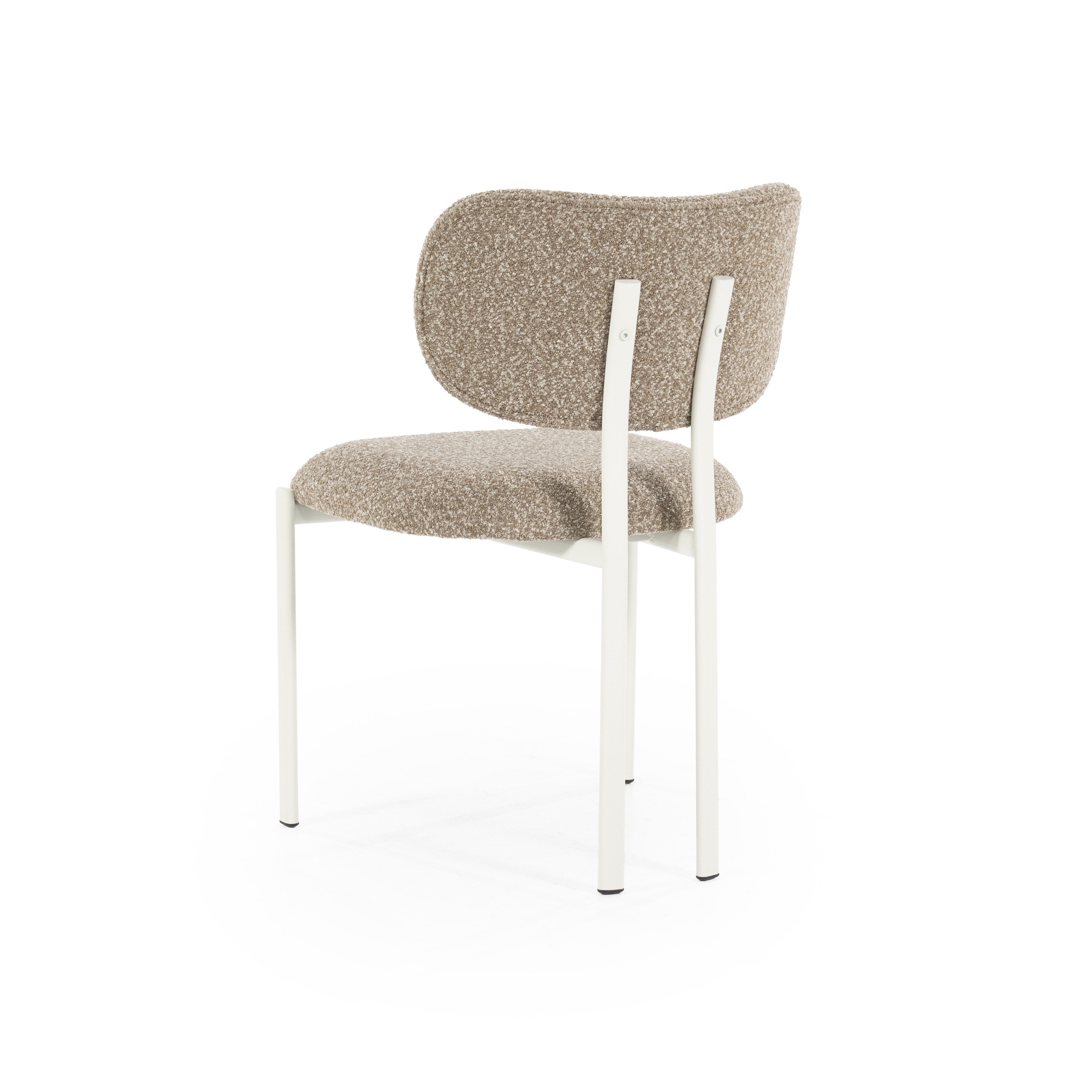 By-Boo Eetkamerstoel 'Daybreak' Bouclé, kleur Bruin