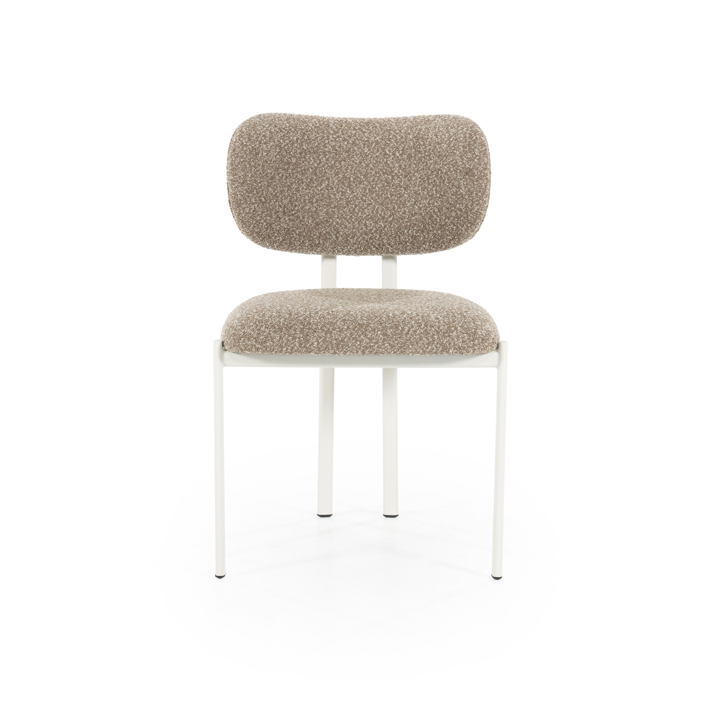 By-Boo Eetkamerstoel 'Daybreak' Bouclé, kleur Bruin
