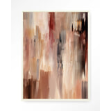 Urban Cotton Wandkleed 'Monterosso' 145 x 190cm in Floating Frame - off white