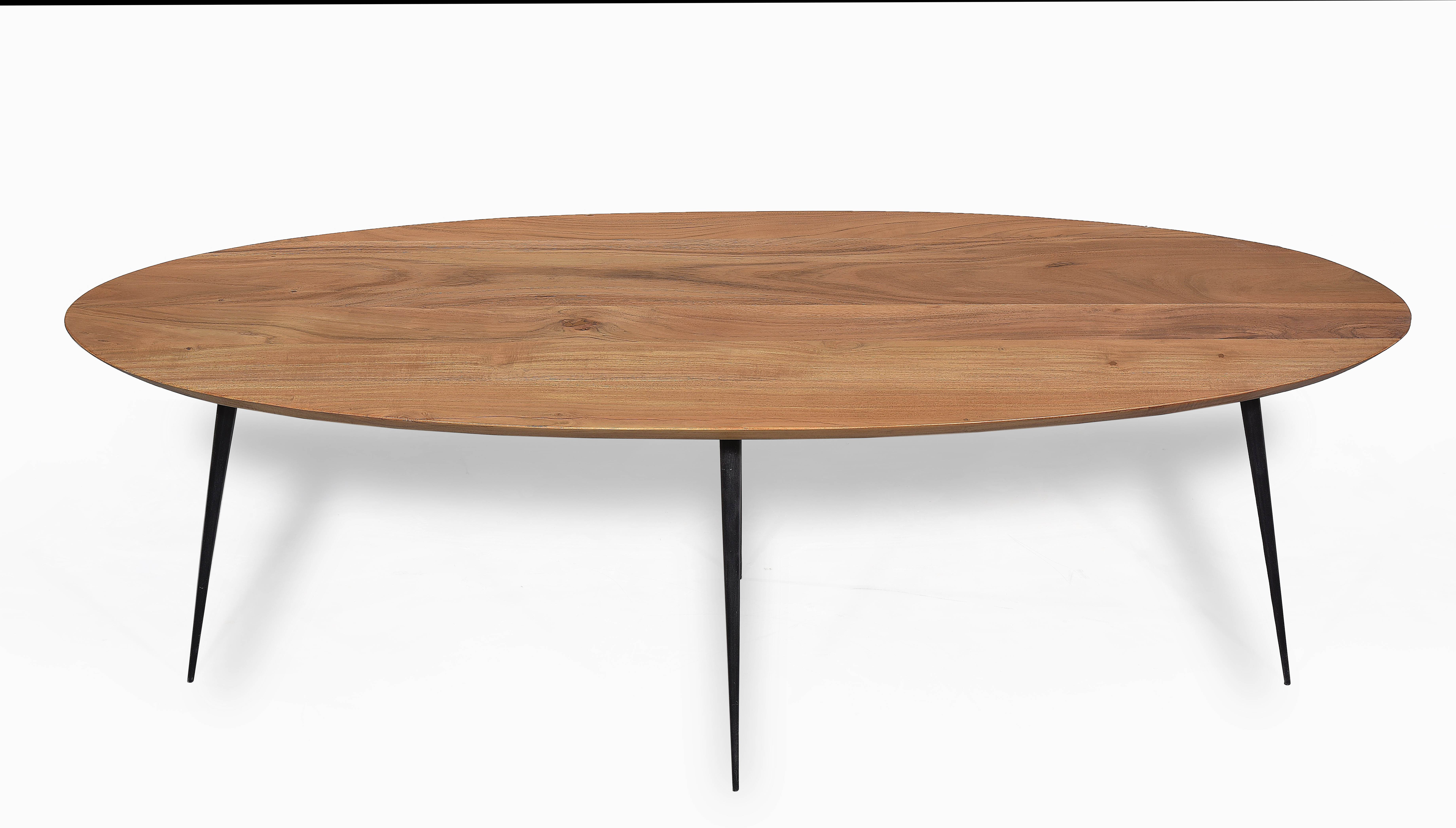Artistiq Ovale Salontafel 'Debrah' Acaciahout, 150 x 60cm