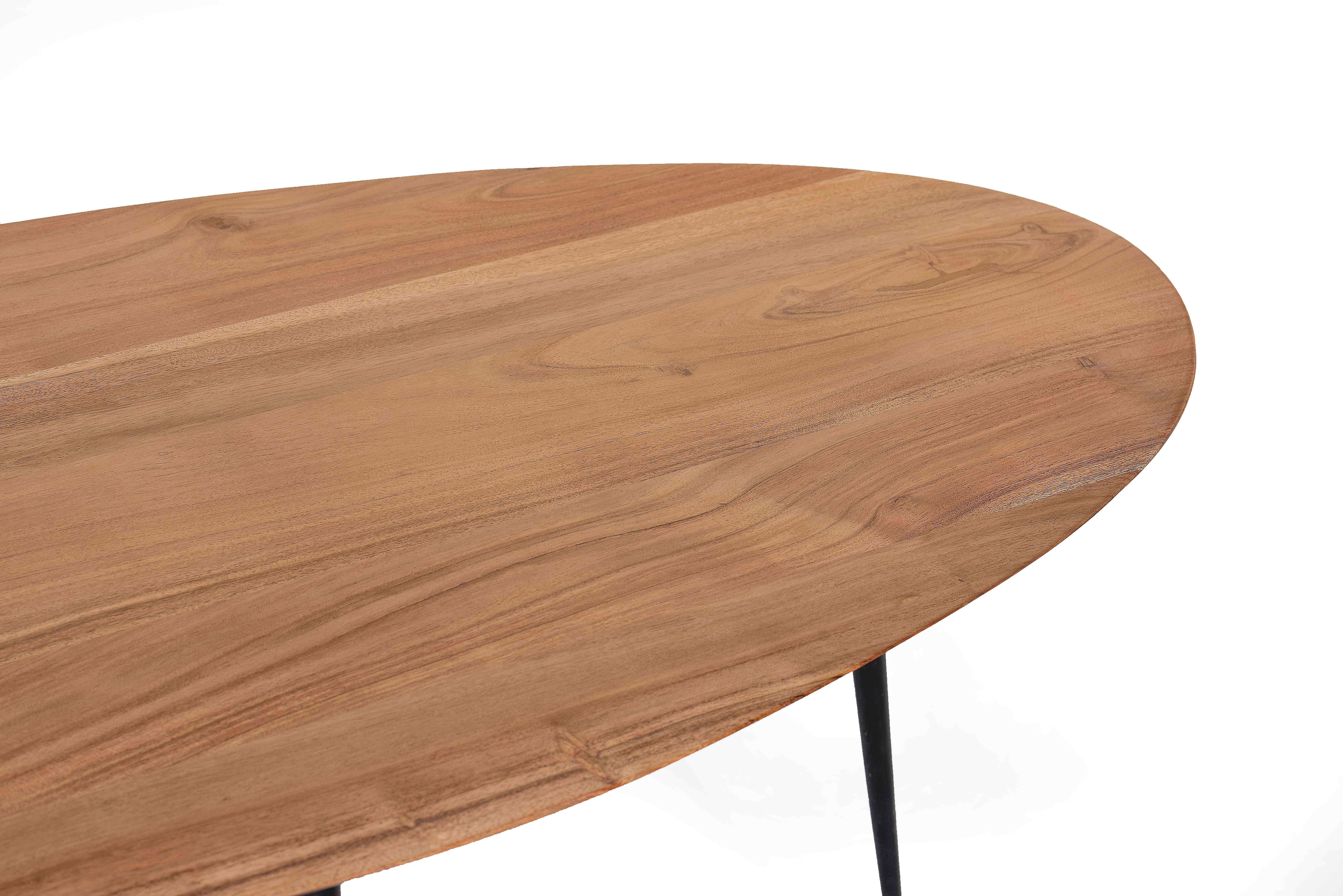 Artistiq Ovale Salontafel 'Debrah' Acaciahout, 150 x 60cm