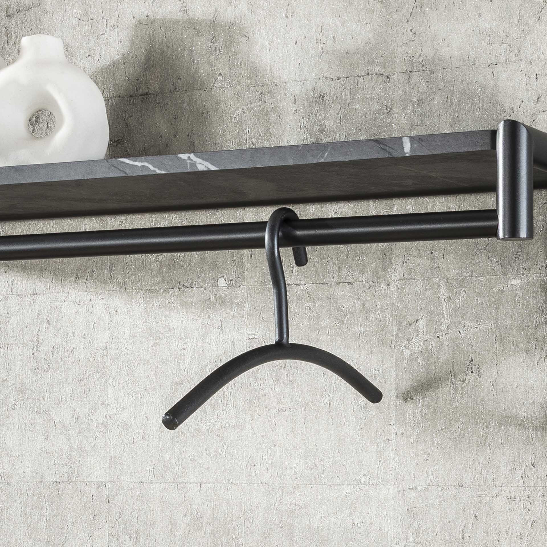 LifestyleFurn Kledinghanger Maurice Gun metal