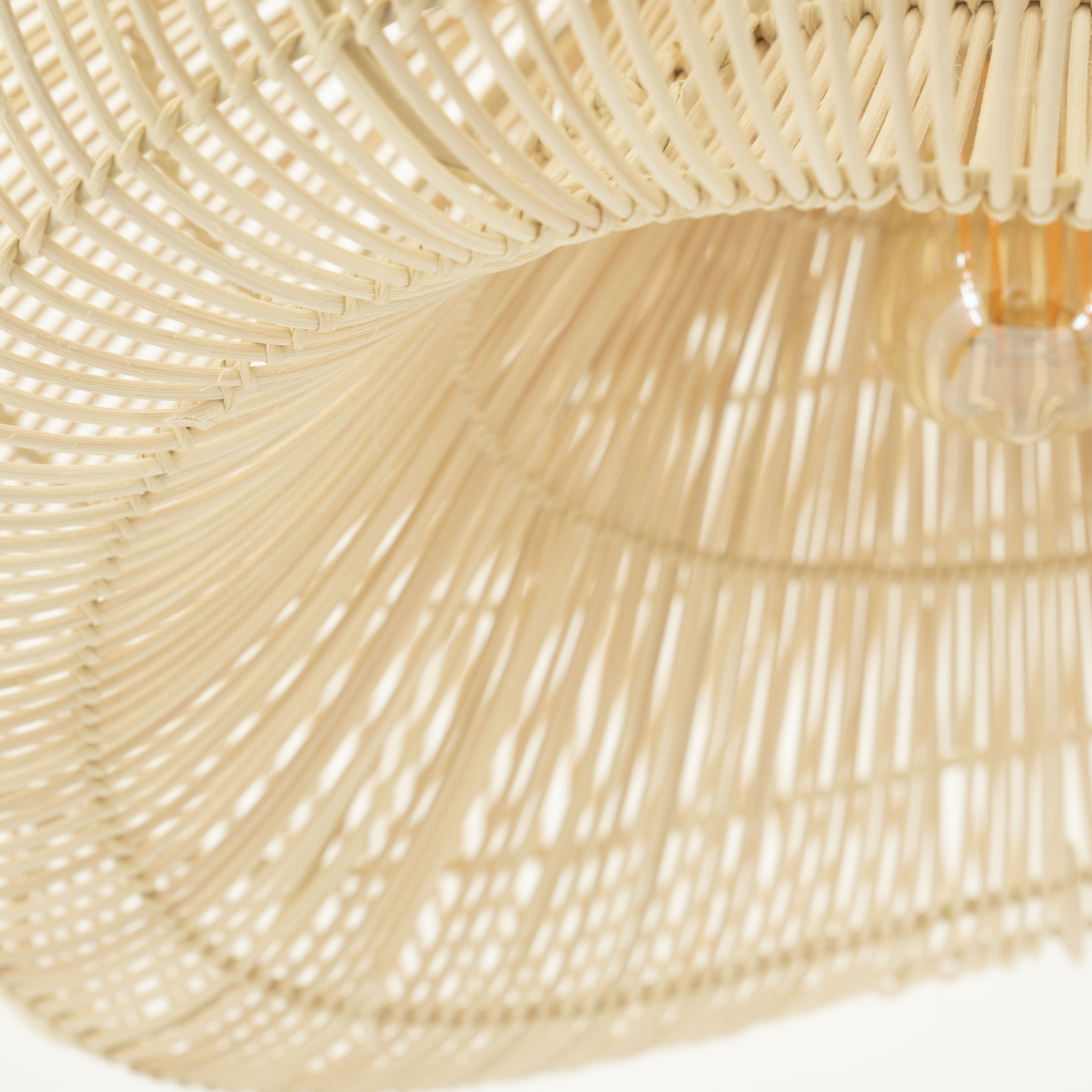 By-Boo Hanglamp 'Lunar' 54 x 52cm, kleur Naturel