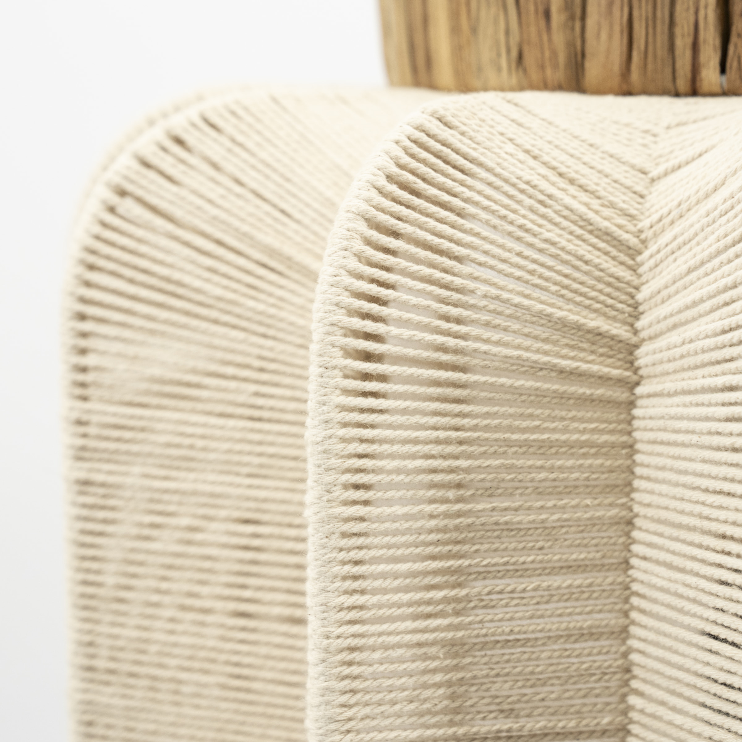 By-Boo Hanglamp 'Reb' Zeegras en katoen