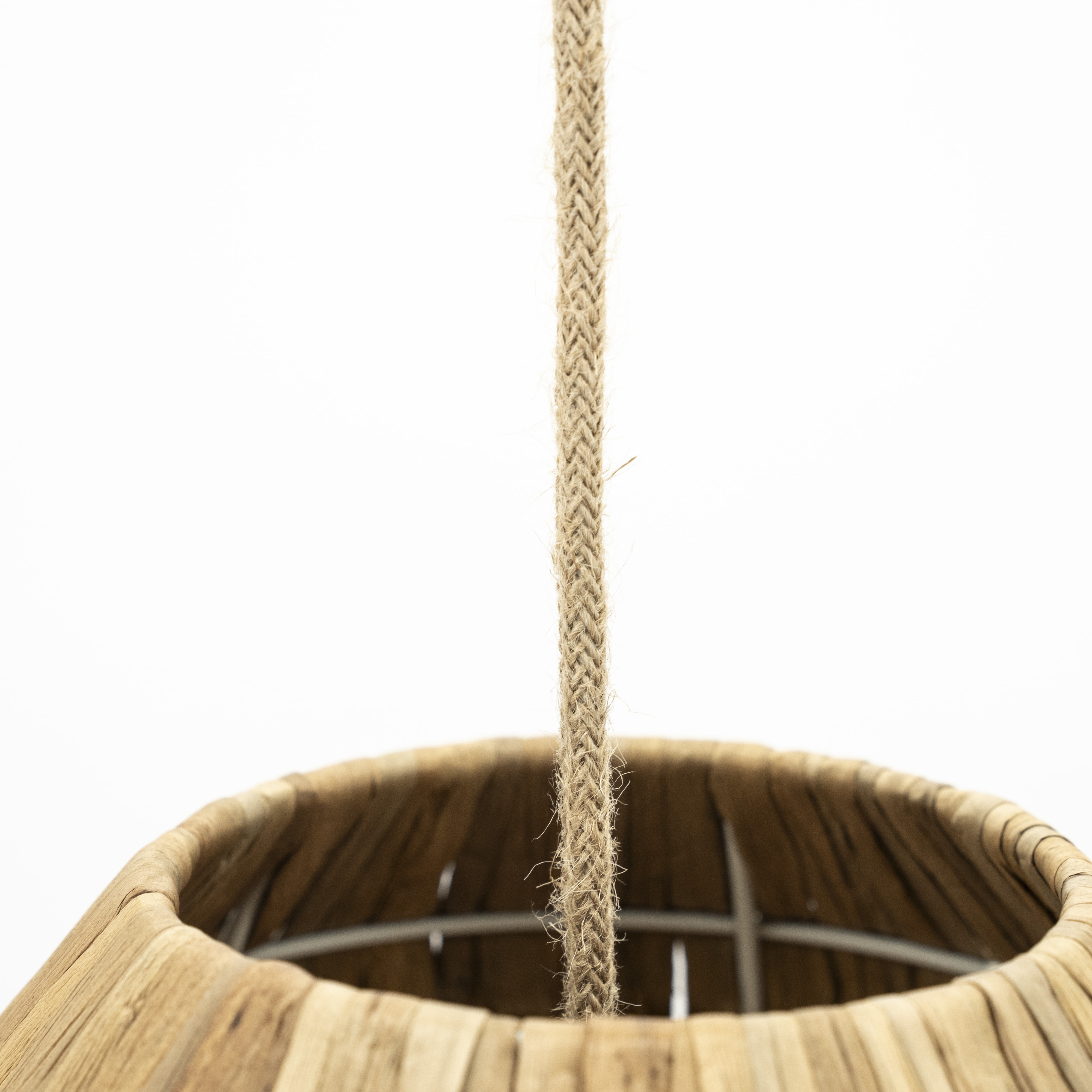 By-Boo Hanglamp 'Reb' Zeegras en katoen