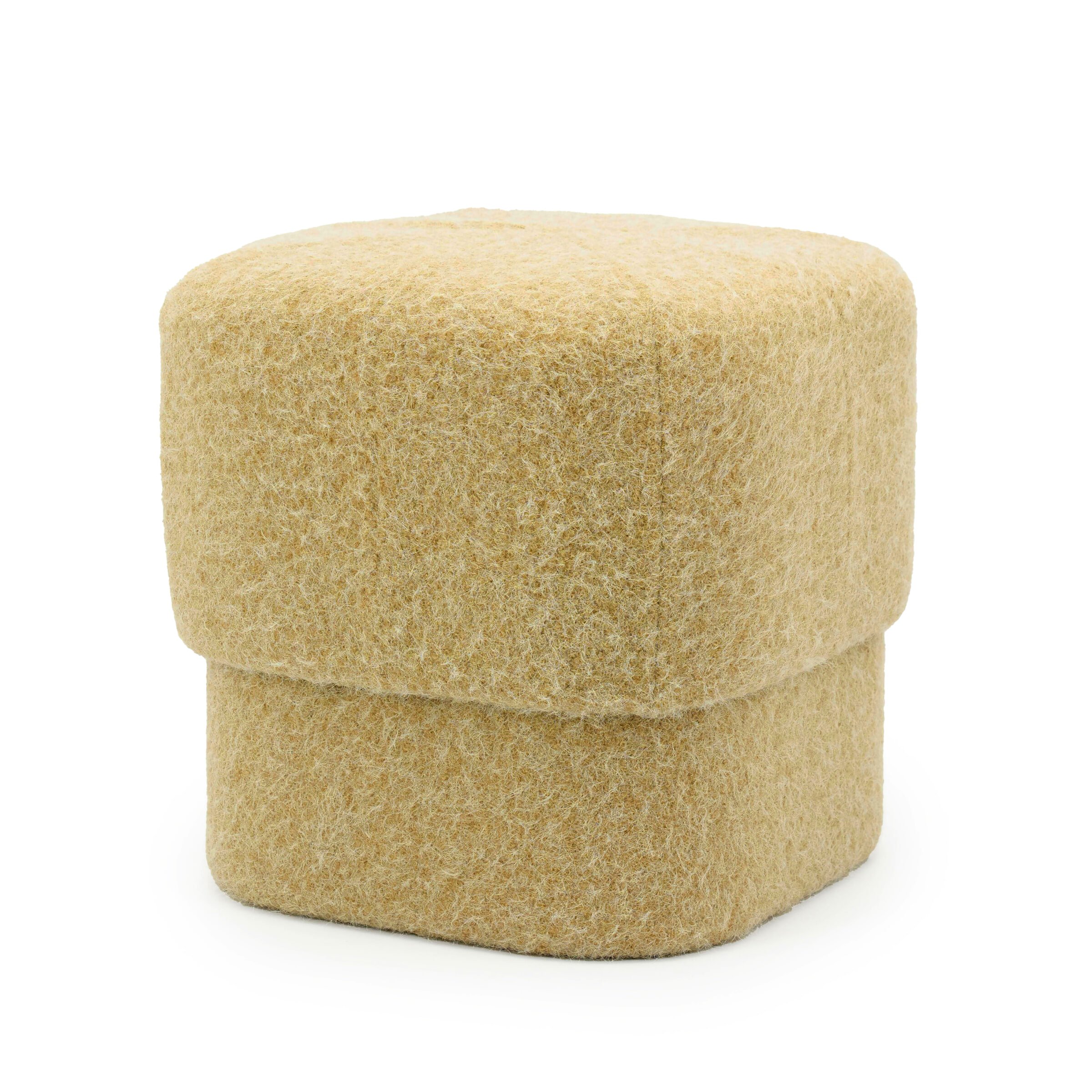 By-Boo Poef 'Kelso' kleur Mosterd