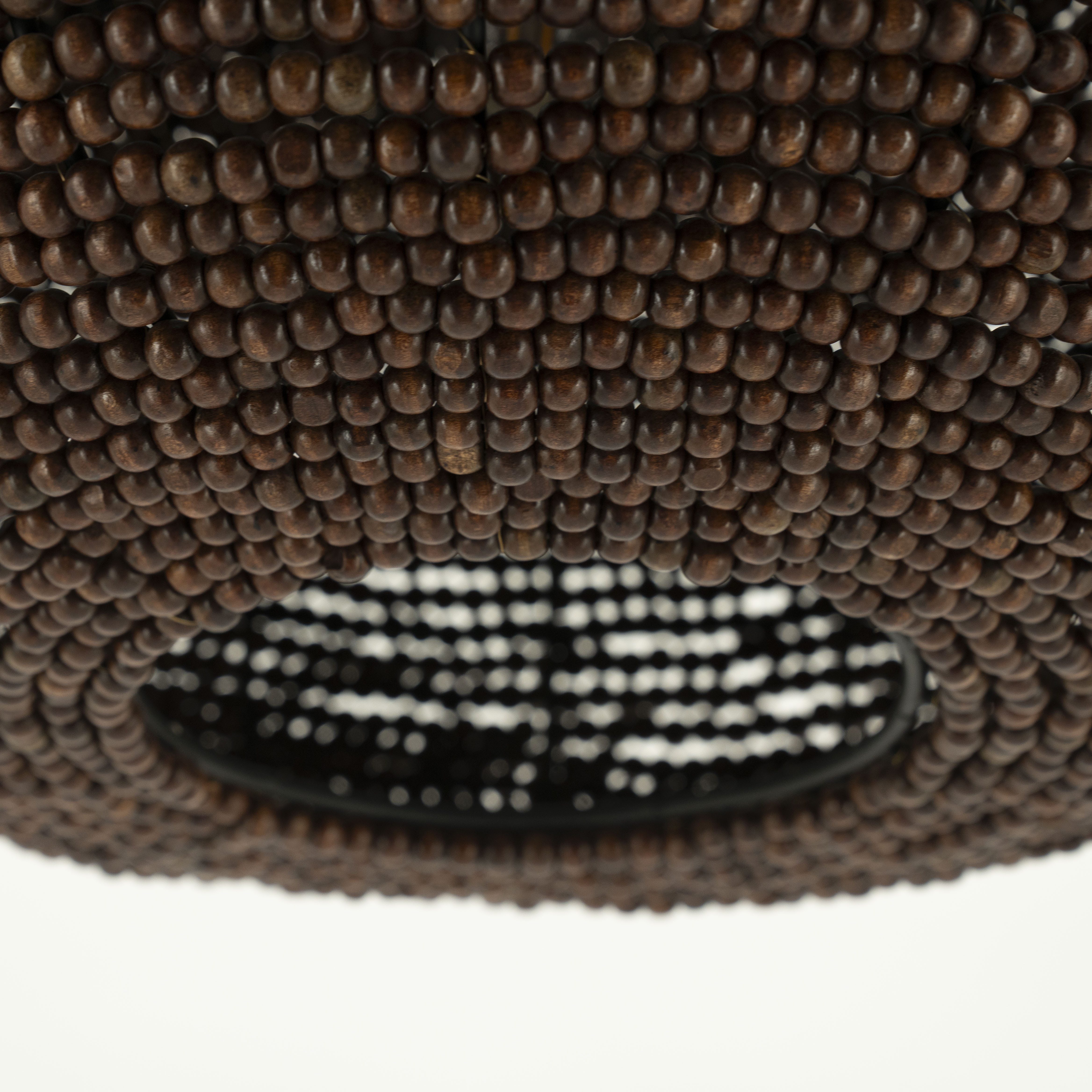 By-Boo Hanglamp 'Shanga' Houten kralen, 46cm