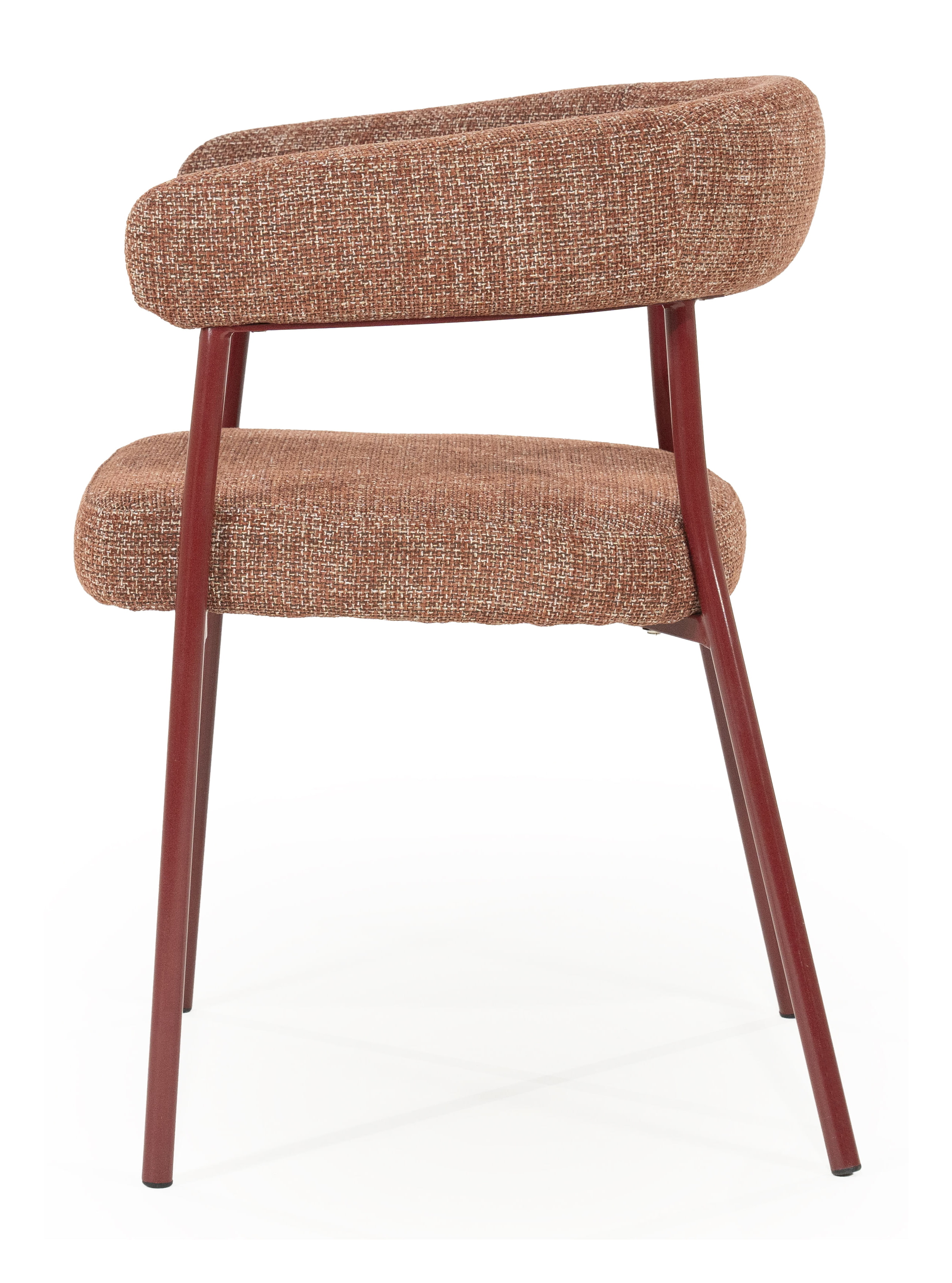 By-Boo Eetkamerstoel 'Yovi' kleur Burgundy