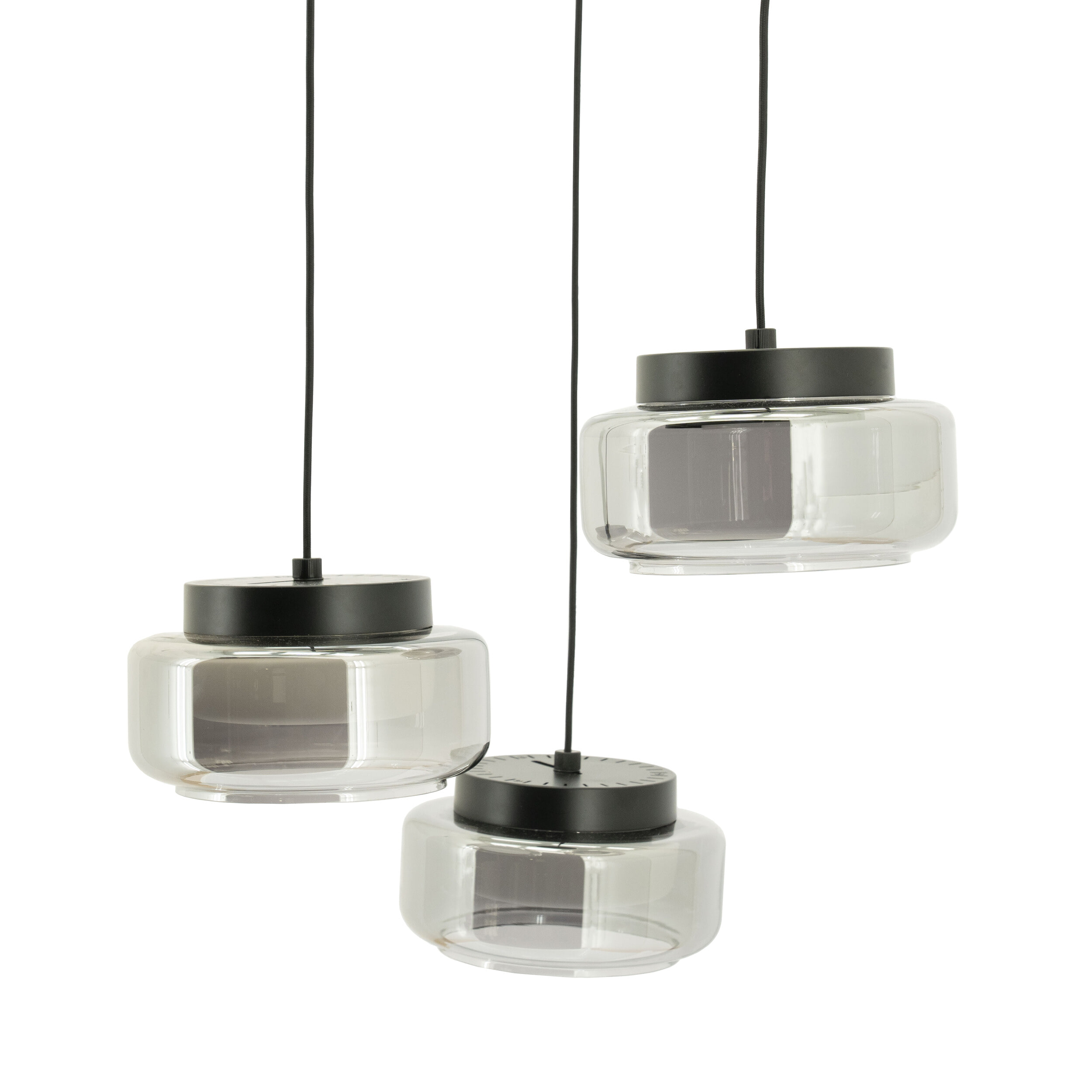 By-Boo Verstelbare Hanglamp 'Pivot' Glas