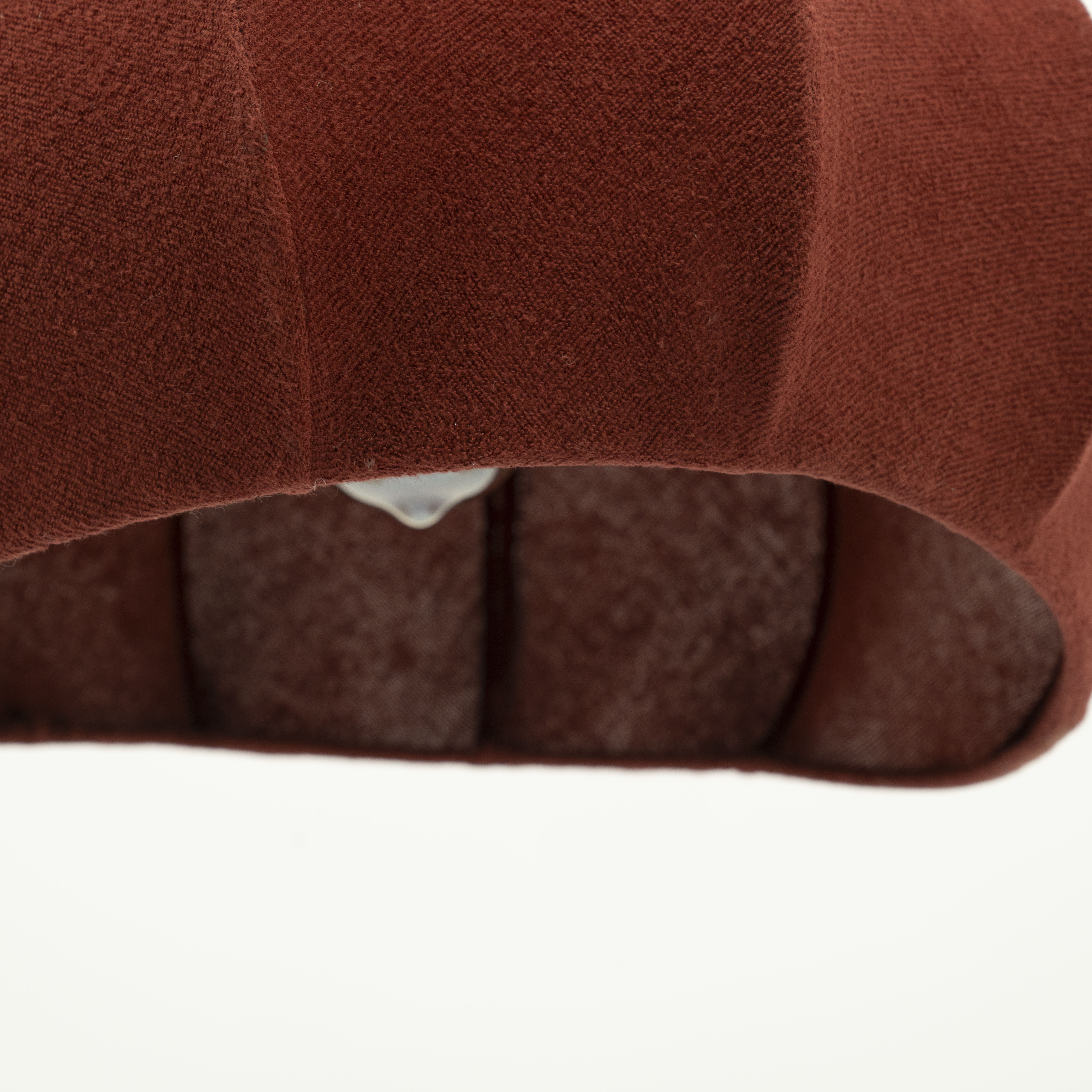By-Boo Hanglamp 'Vinta' Katoen, kleur Burgundy