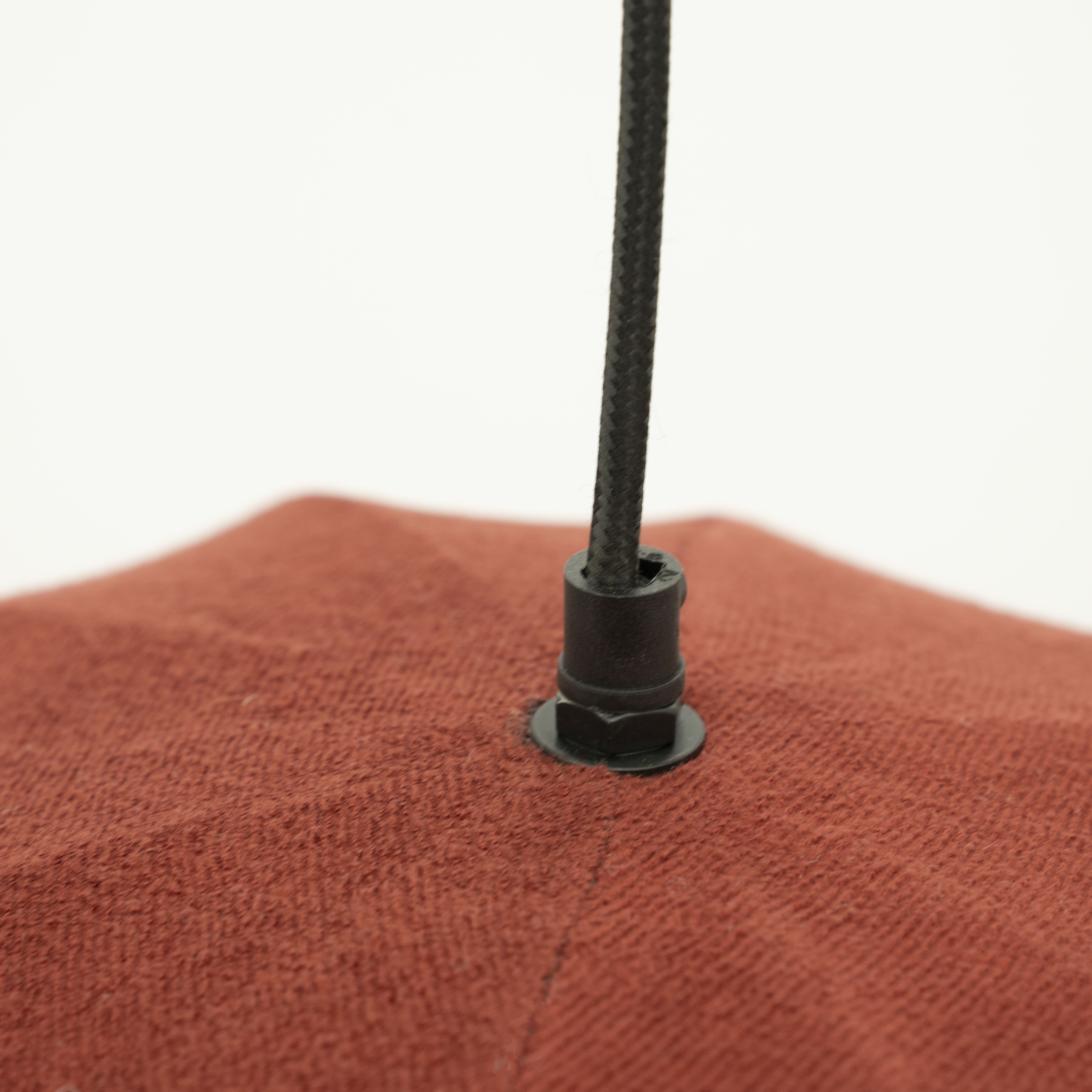 By-Boo Hanglamp 'Vinta' Katoen, kleur Burgundy