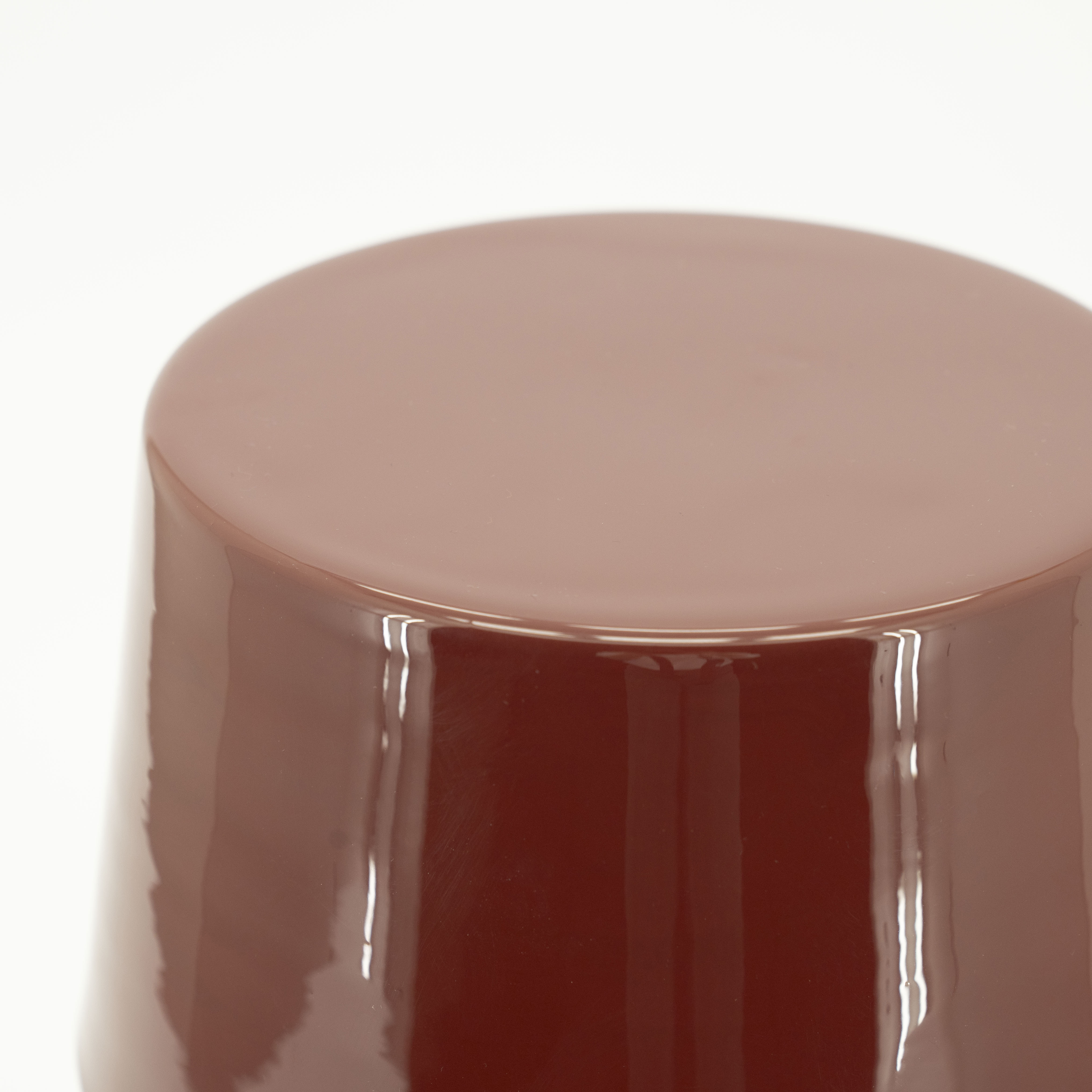 By-Boo Tafellamp 'Alvo' 35cm hoog, kleur Burgundy