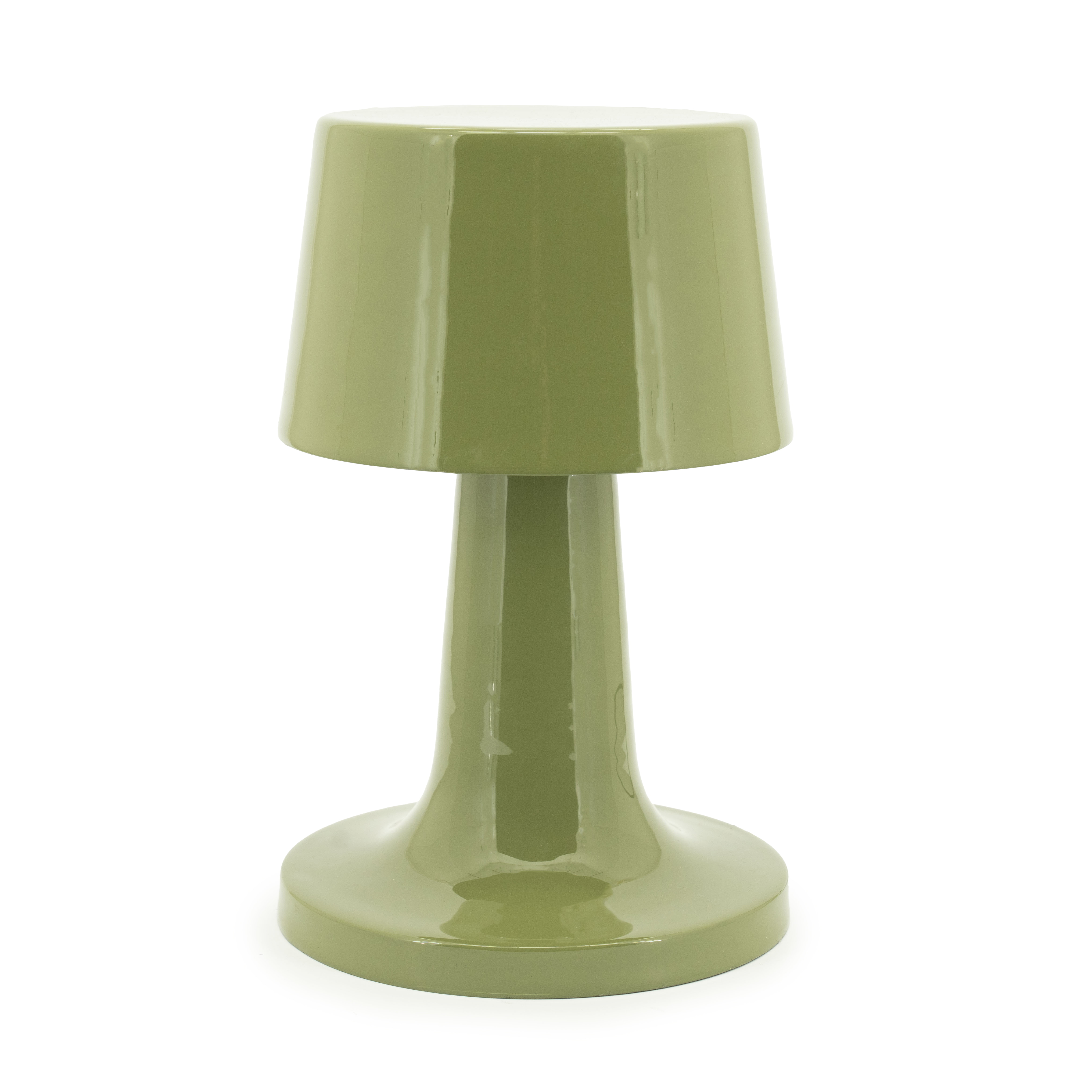 By-Boo Tafellamp 'Alvo' 35cm hoog, kleur Groen