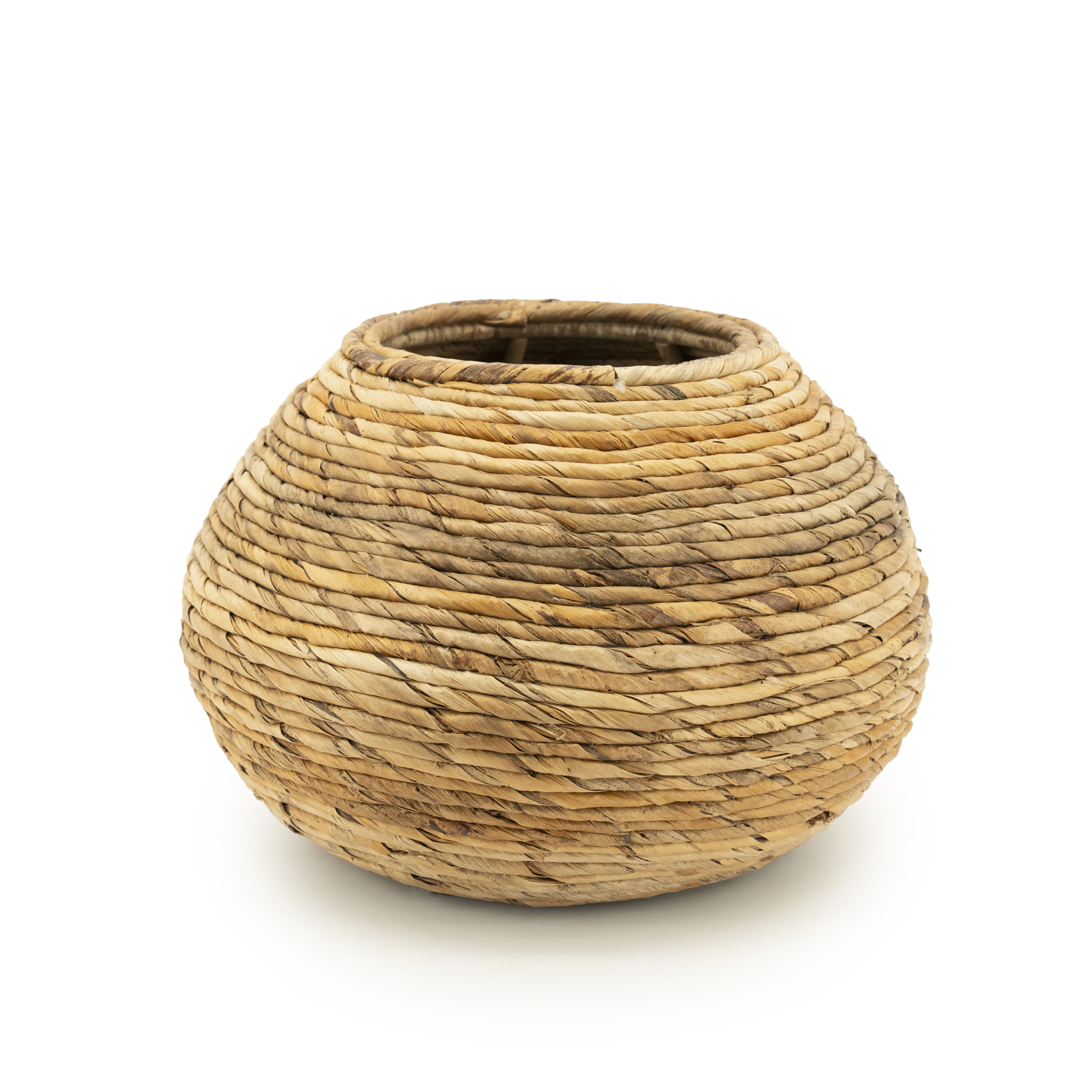 By-Boo Plantenpot Benti Abaca, 35cm hoog - Natuurlijk