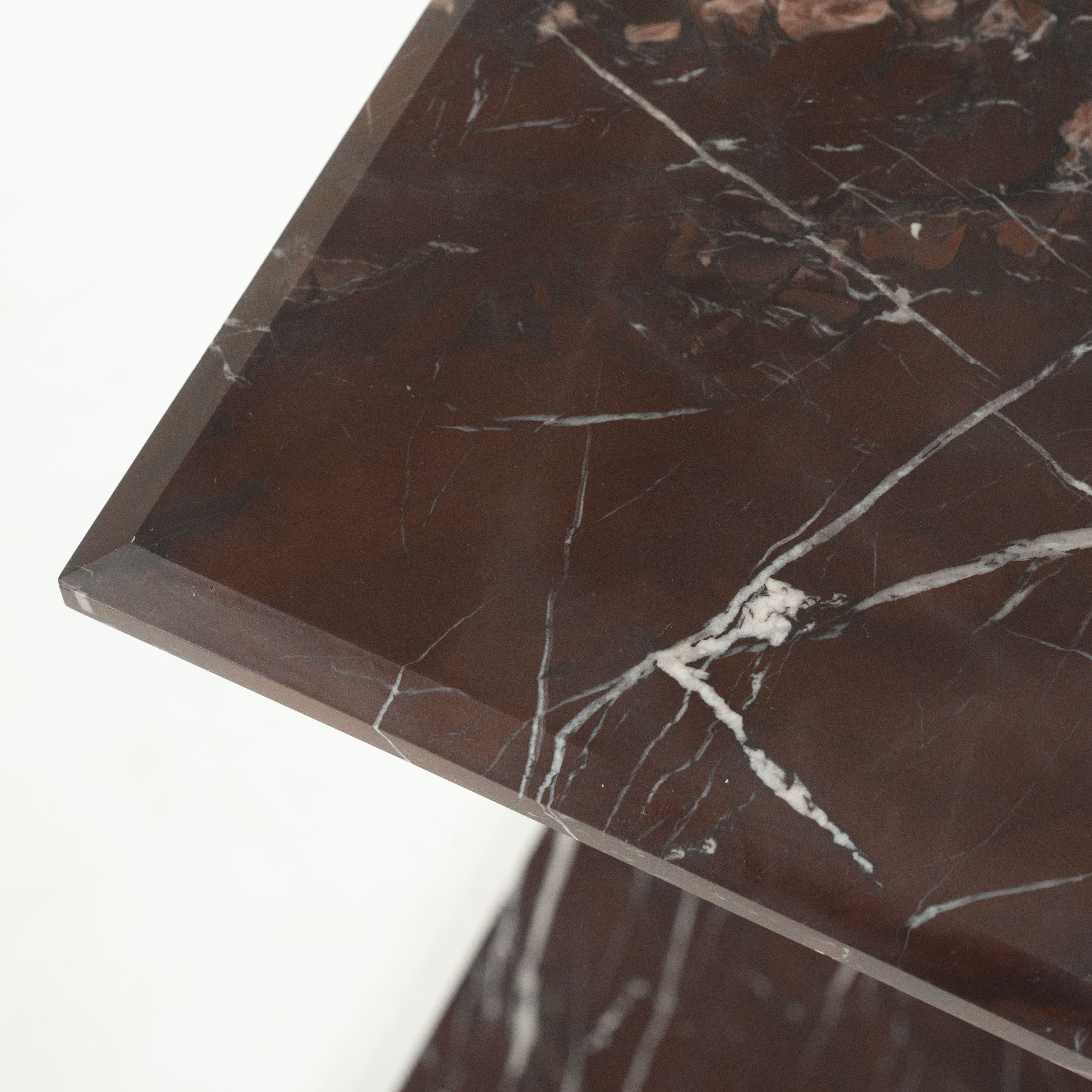 By-Boo Laptoptafel 'Mirage' Marmer, kleur Rood