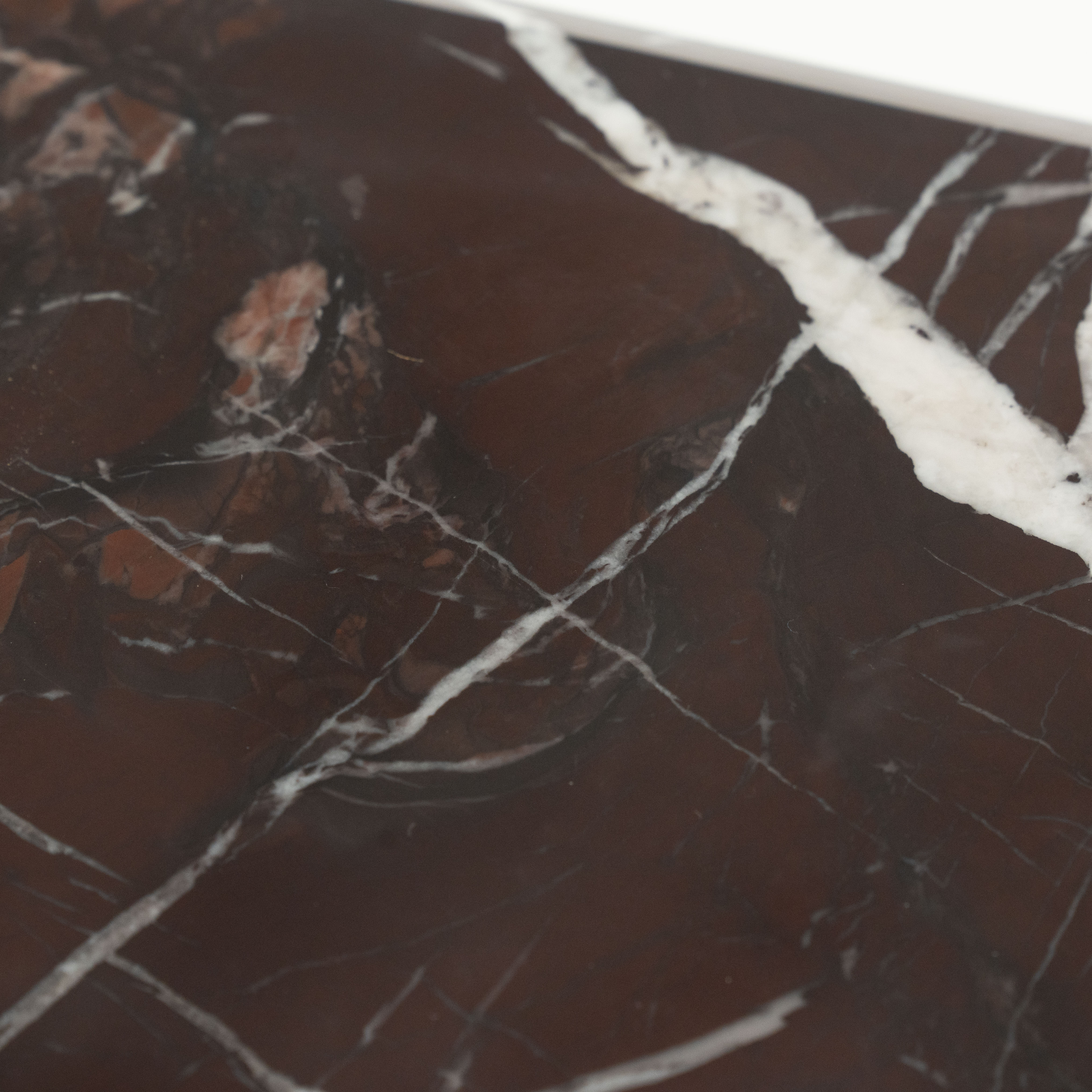 By-Boo Laptoptafel 'Mirage' Marmer, kleur Rood