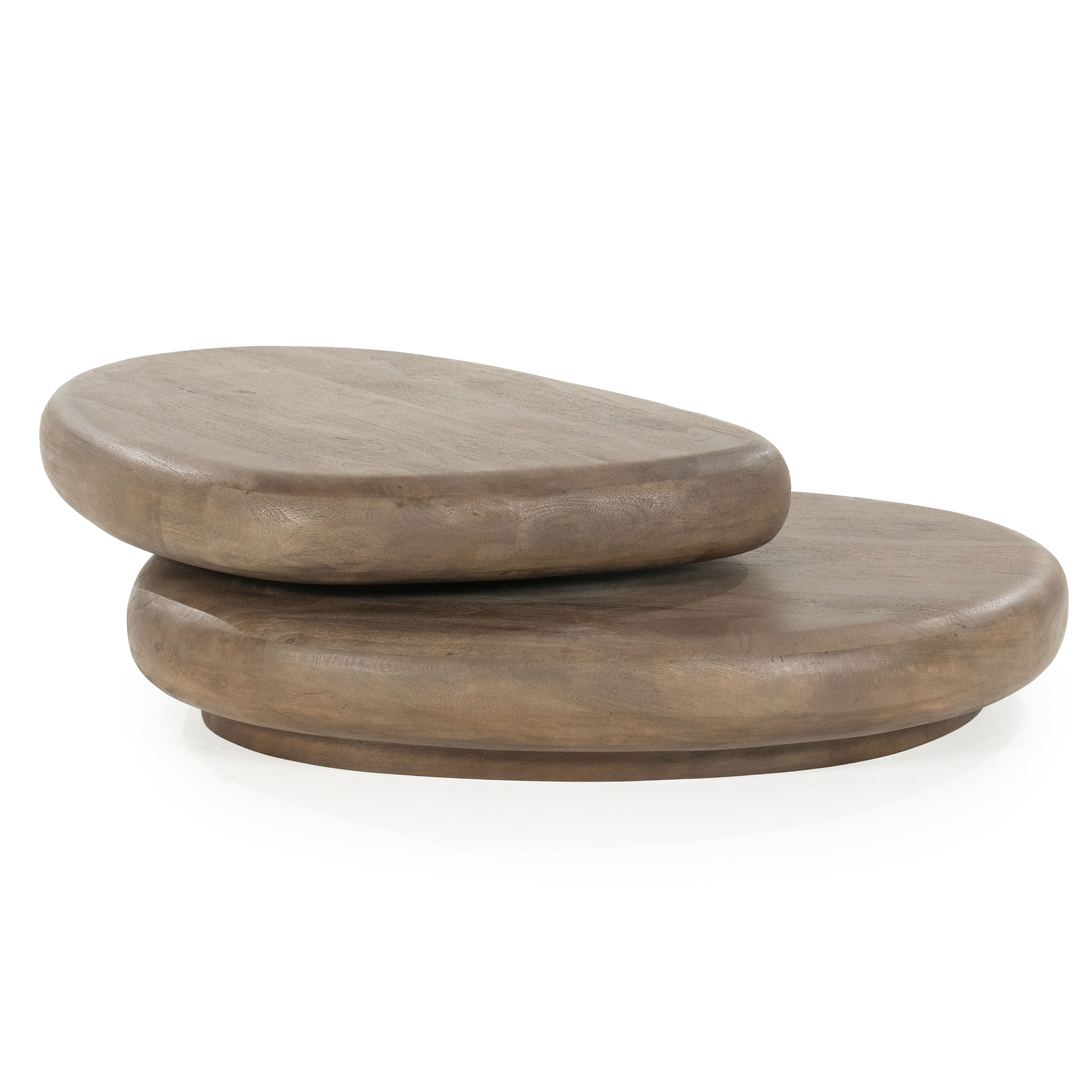 By-Boo Organische Salontafel 'Kabo' Mangohout, kleur Bruin