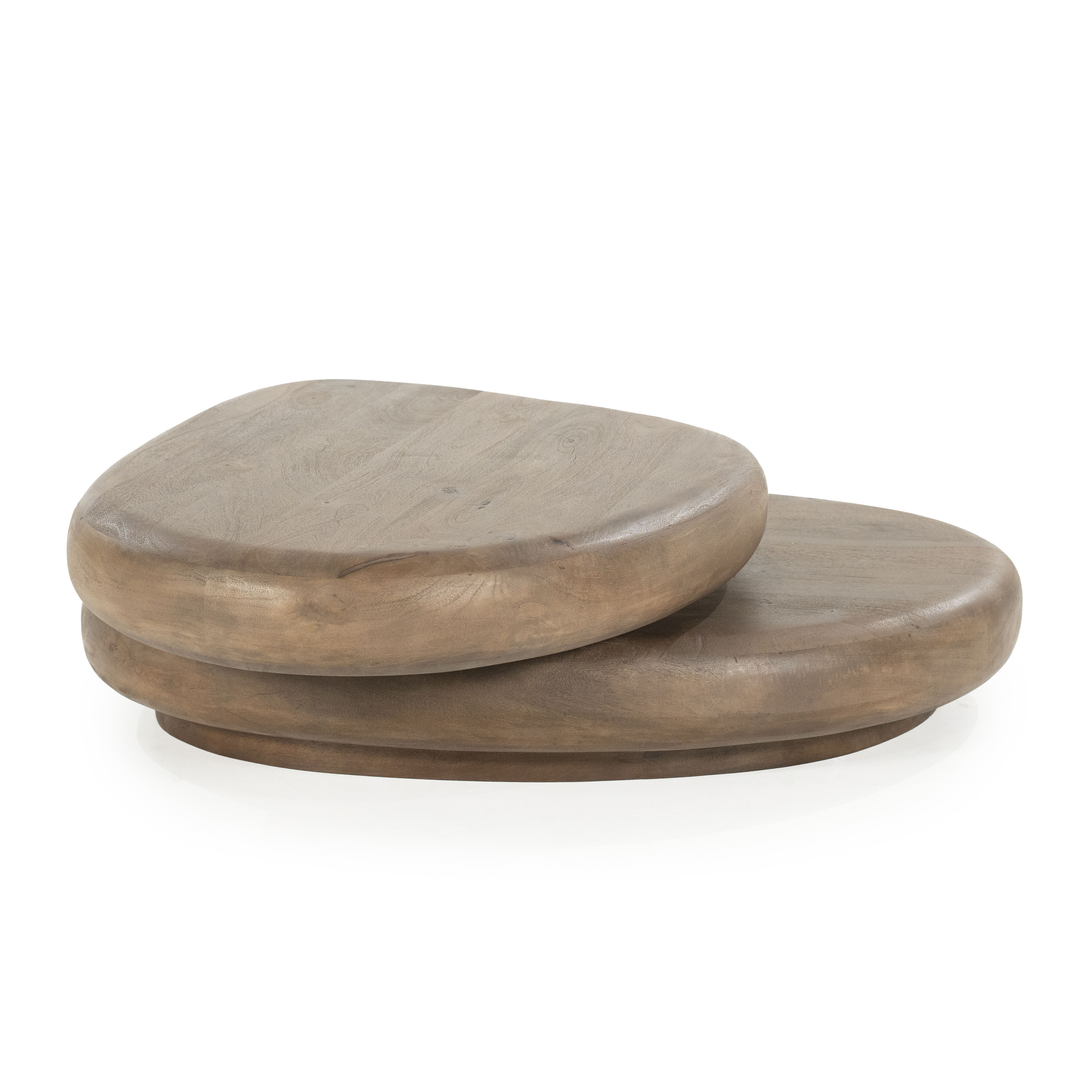 By-Boo Organische Salontafel 'Kabo' Mangohout, kleur Bruin