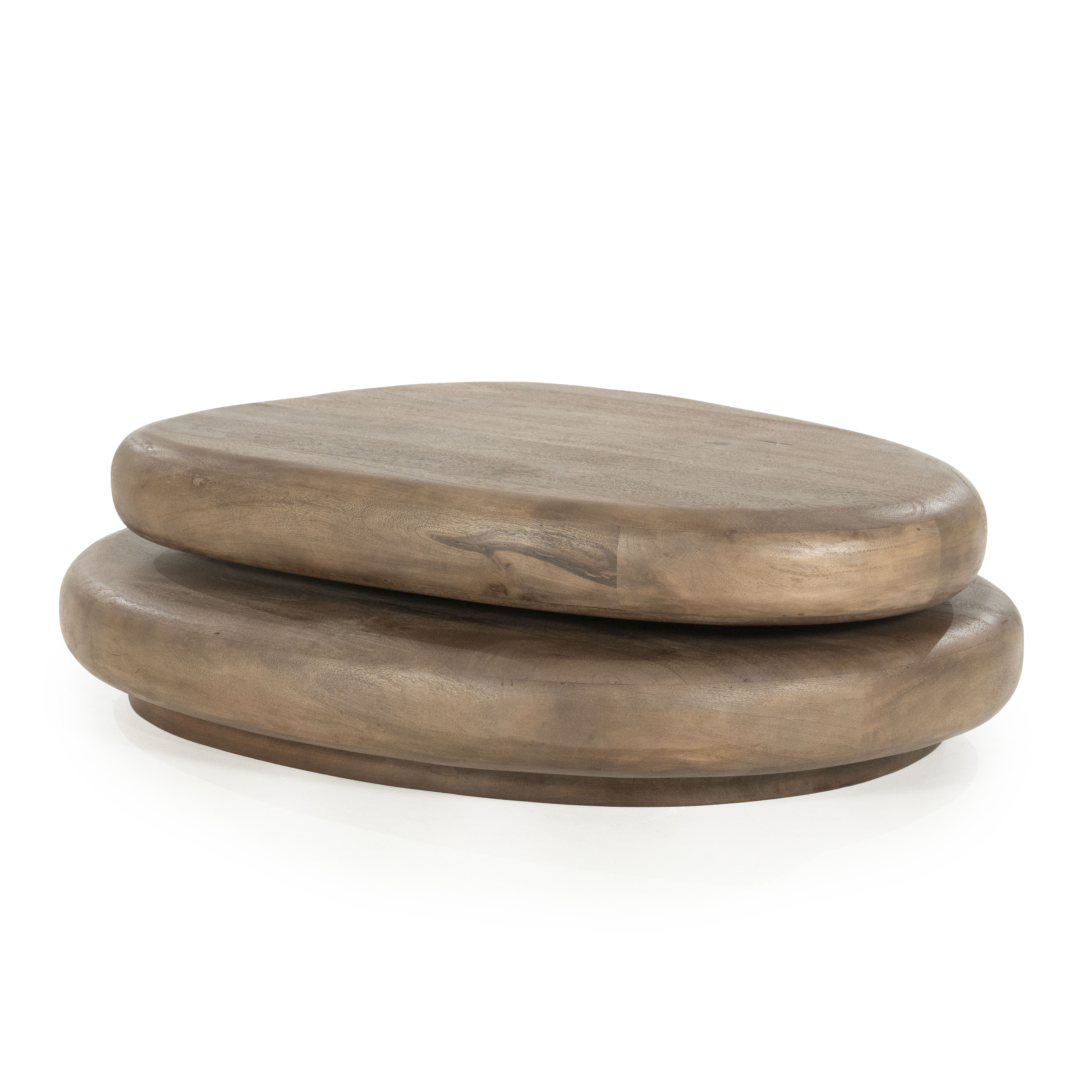 By-Boo Organische Salontafel 'Kabo' Mangohout, kleur Bruin