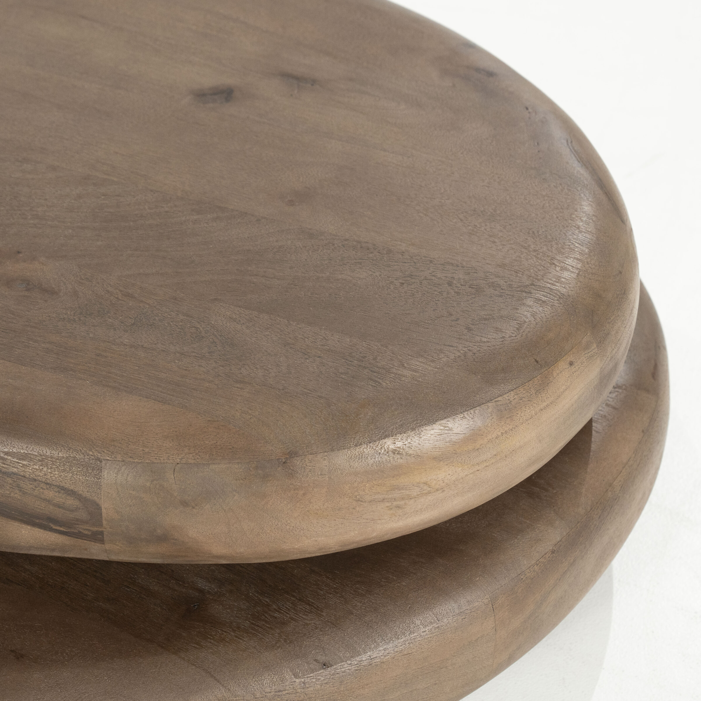 By-Boo Organische Salontafel 'Kabo' Mangohout, kleur Bruin
