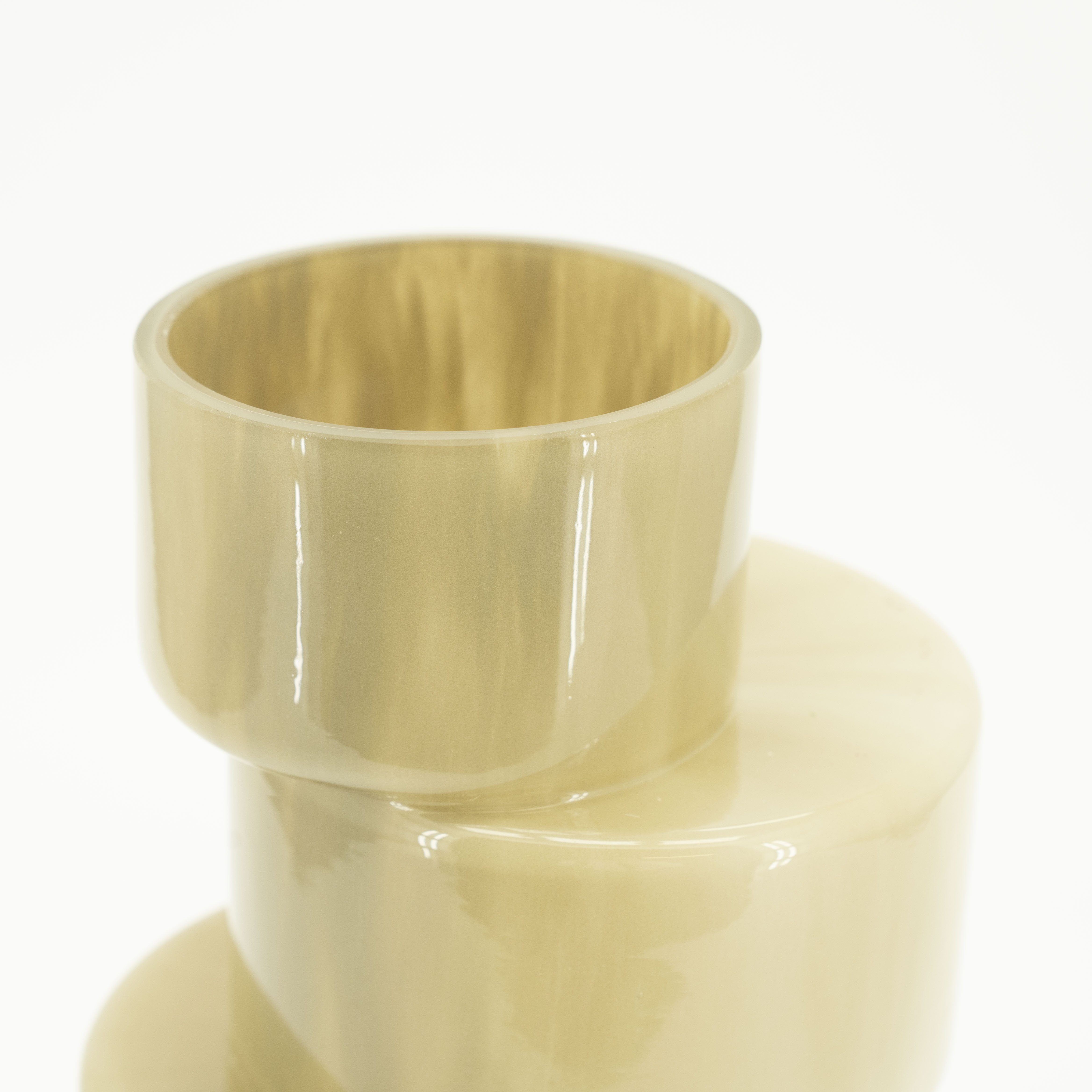 By-Boo Vaas 'Pila' Glas, kleur Sage Groen