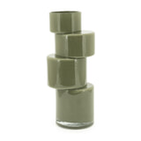 By-Boo Vaas 'Pila' Glas, kleur Mosgroen