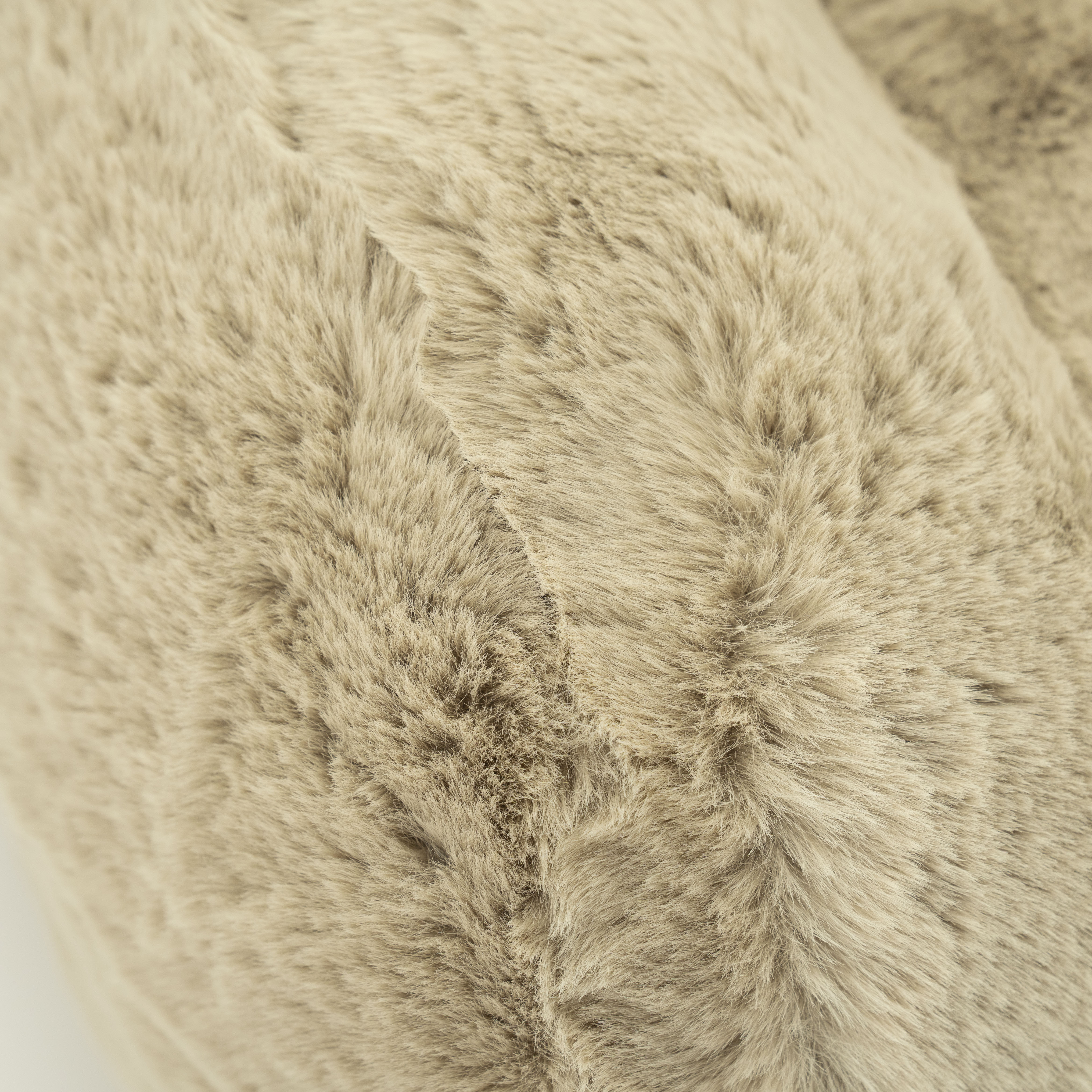 By-Boo Kinderfauteuil 'Hug' Fluffy, kleur Taupe