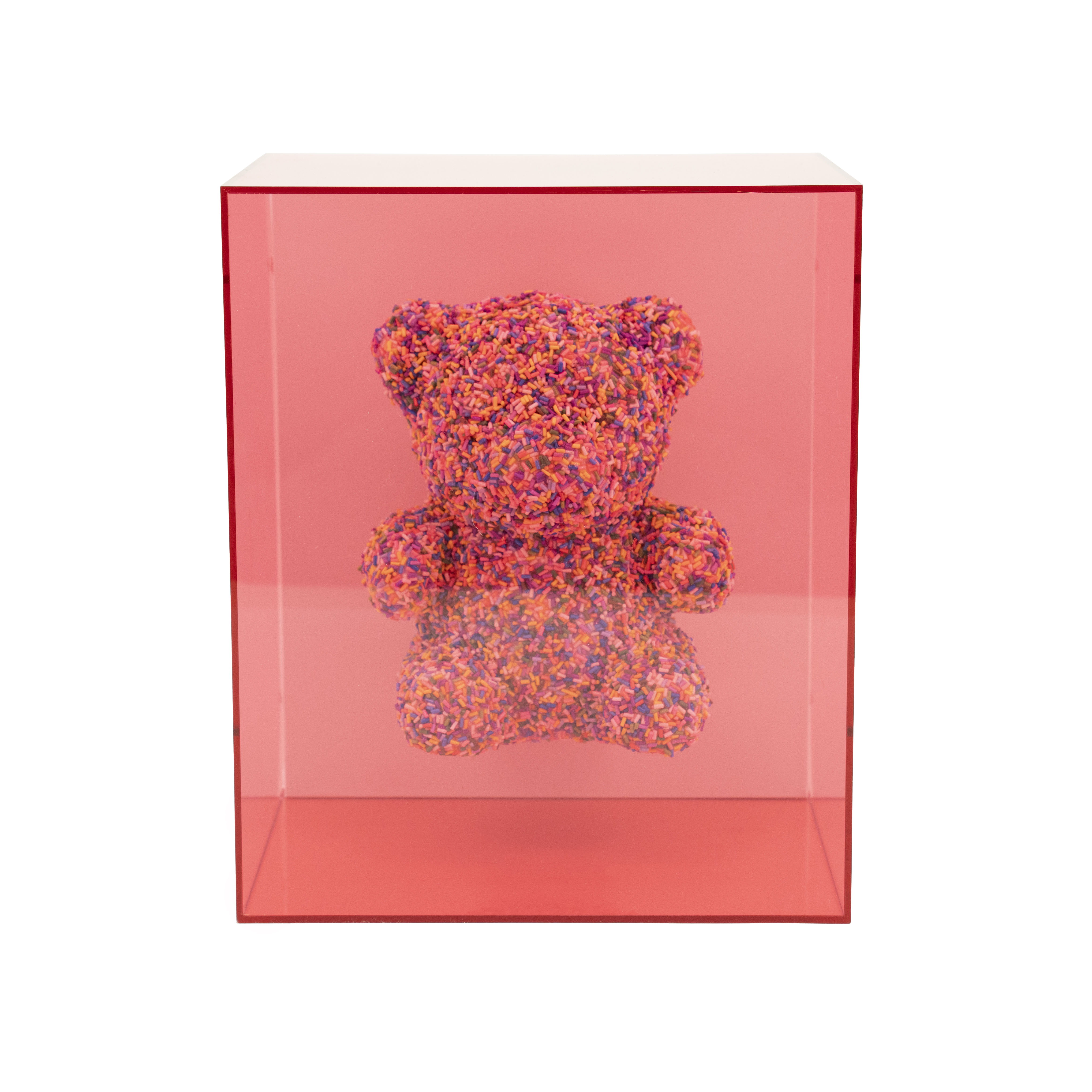 By-Boo Wanddecoratie Beary 25 x 20cm - Roze