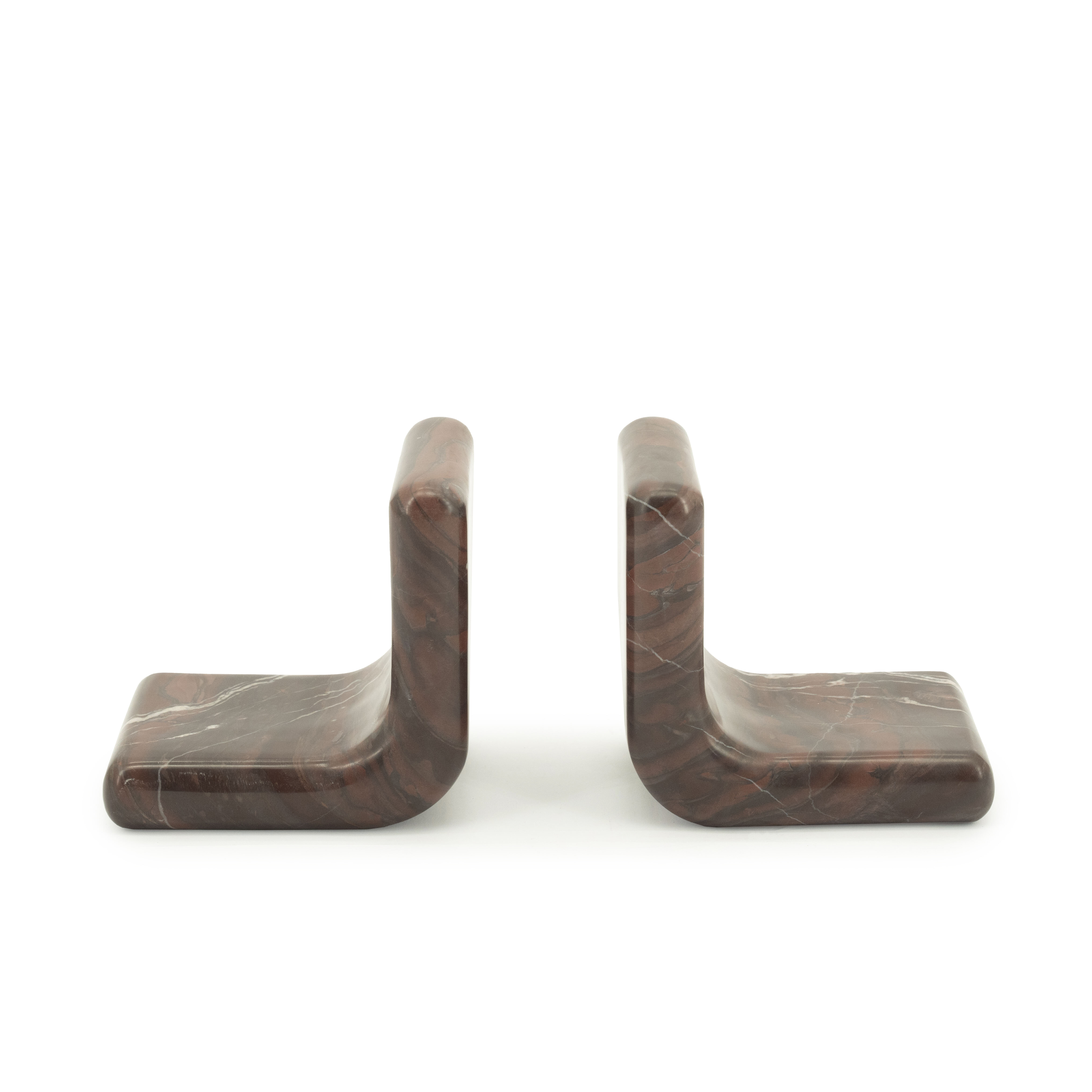 By-Boo Boekenstandaard 'Rosso' Marmer