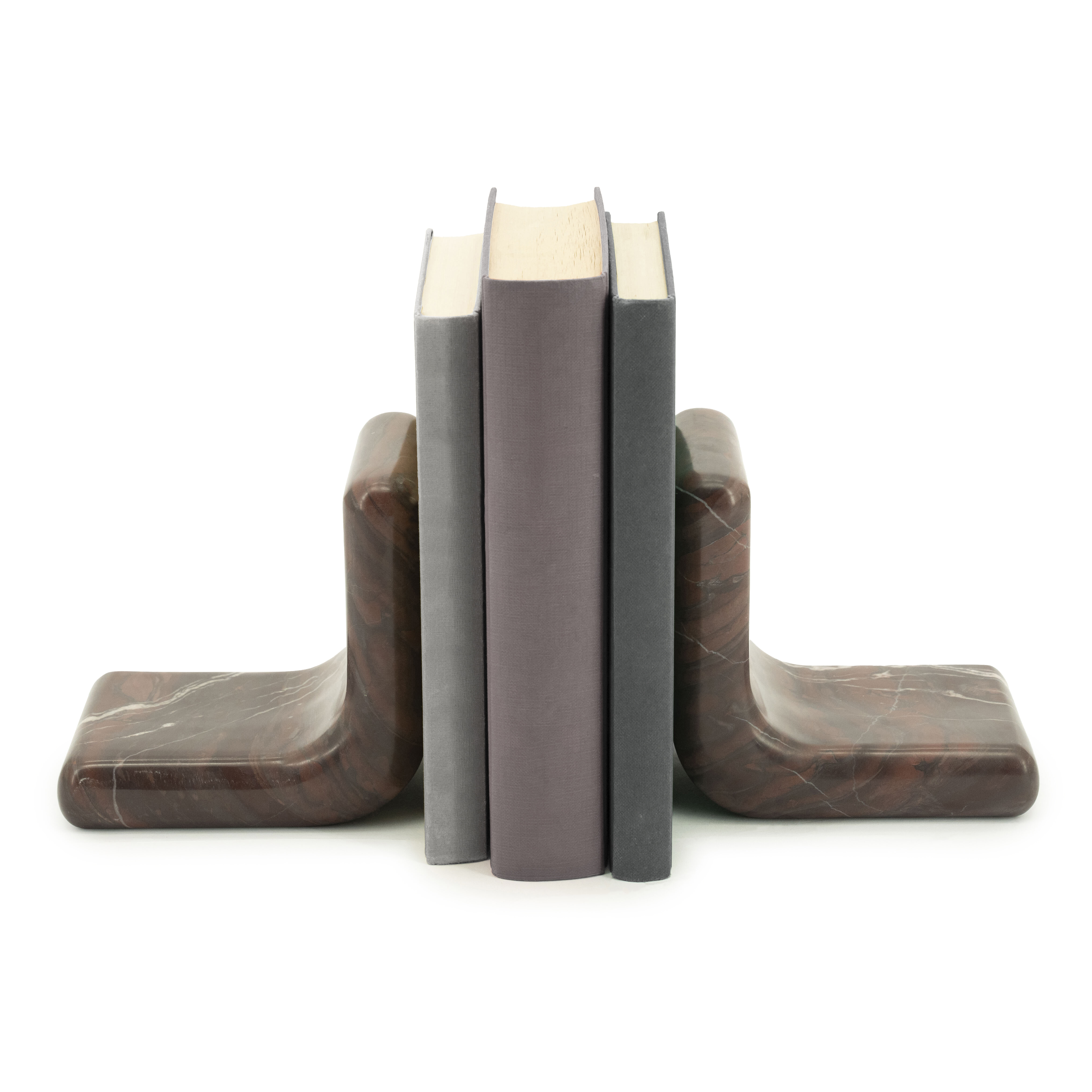 By-Boo Boekenstandaard 'Rosso' Marmer