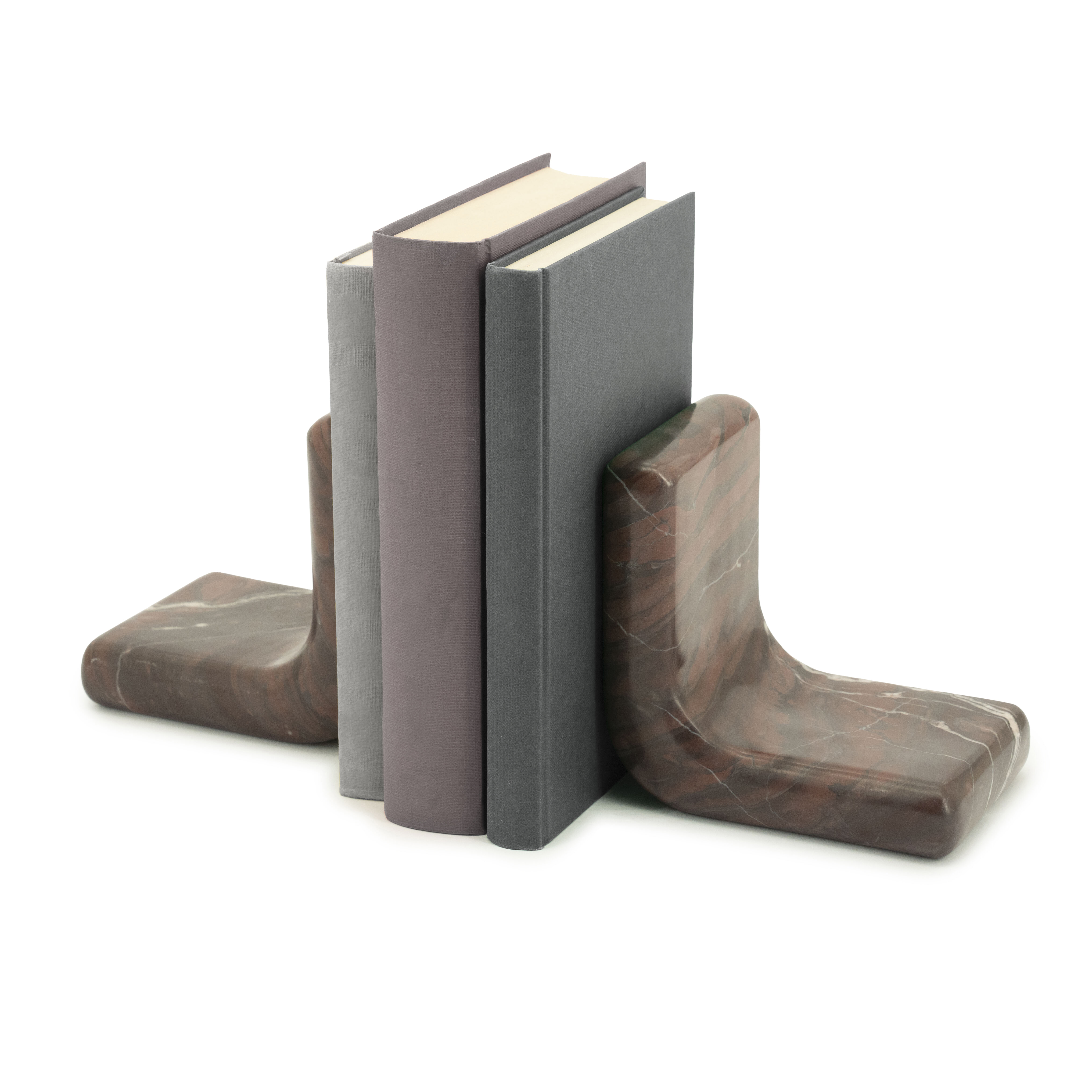 By-Boo Boekenstandaard 'Rosso' Marmer