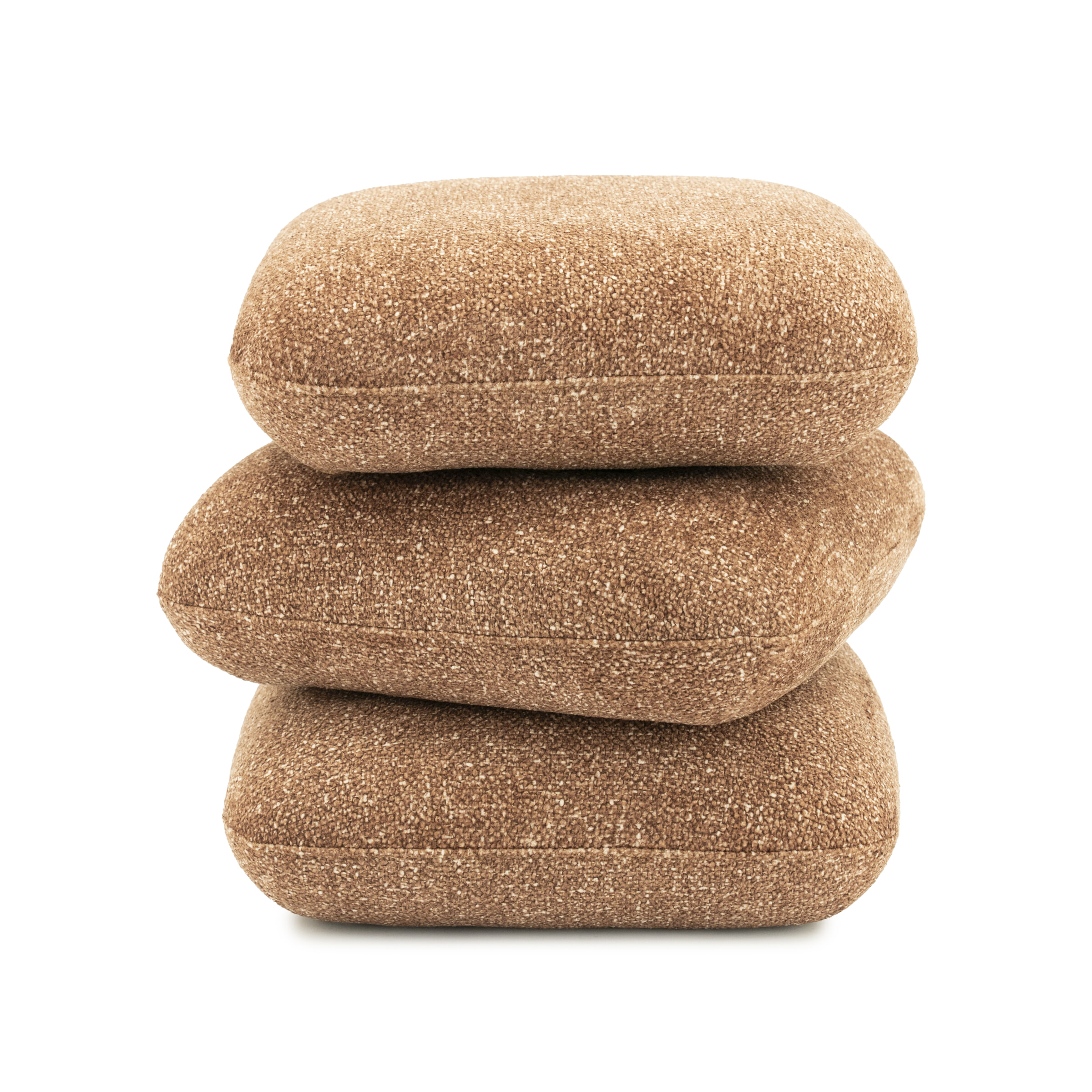 By-Boo Poef 'Pillowscape' kleur Caramel