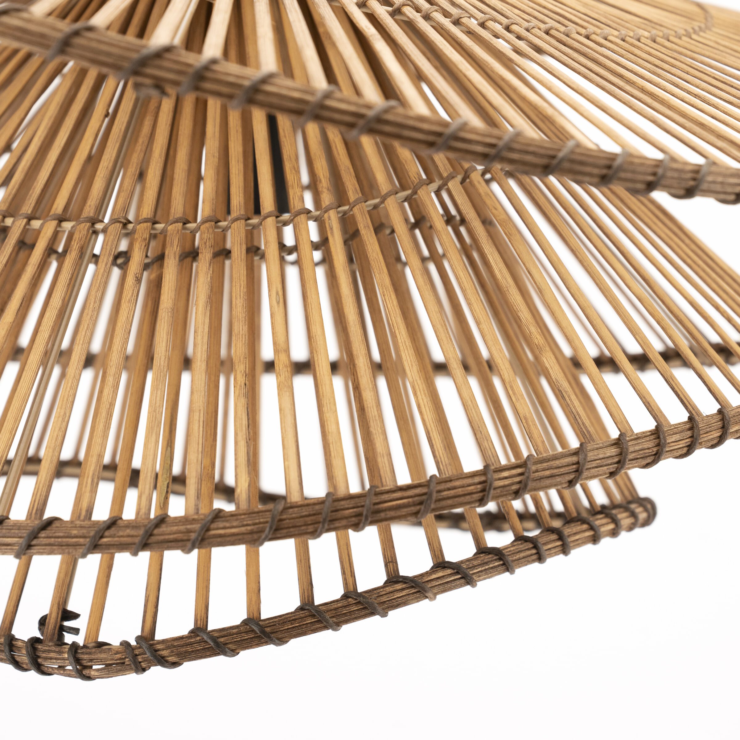 By-Boo Hanglamp 'Yarin' Rattan en bamboe, 65cm