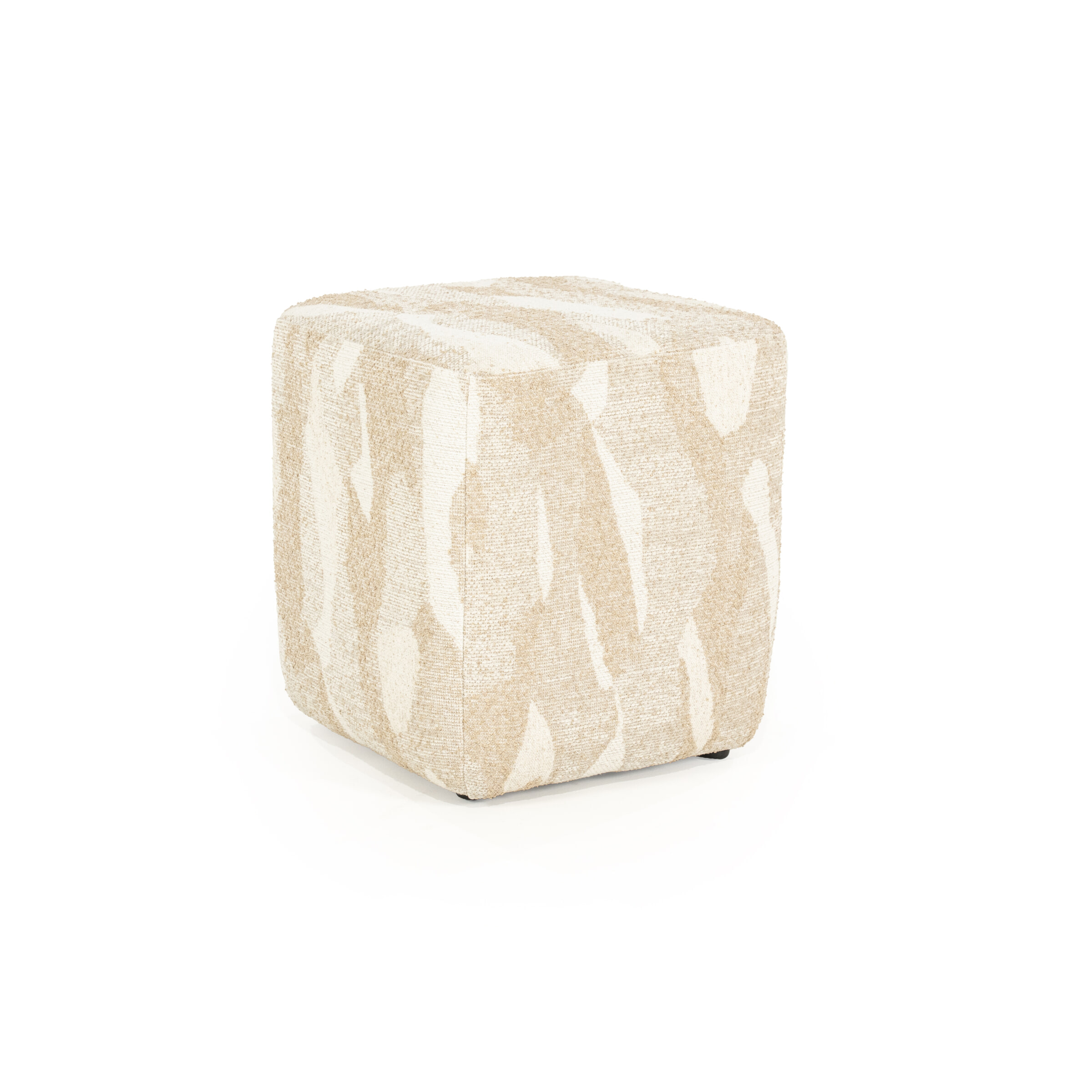 By-Boo Poef 'Rytm' 43 x 43cm, kleur Beige