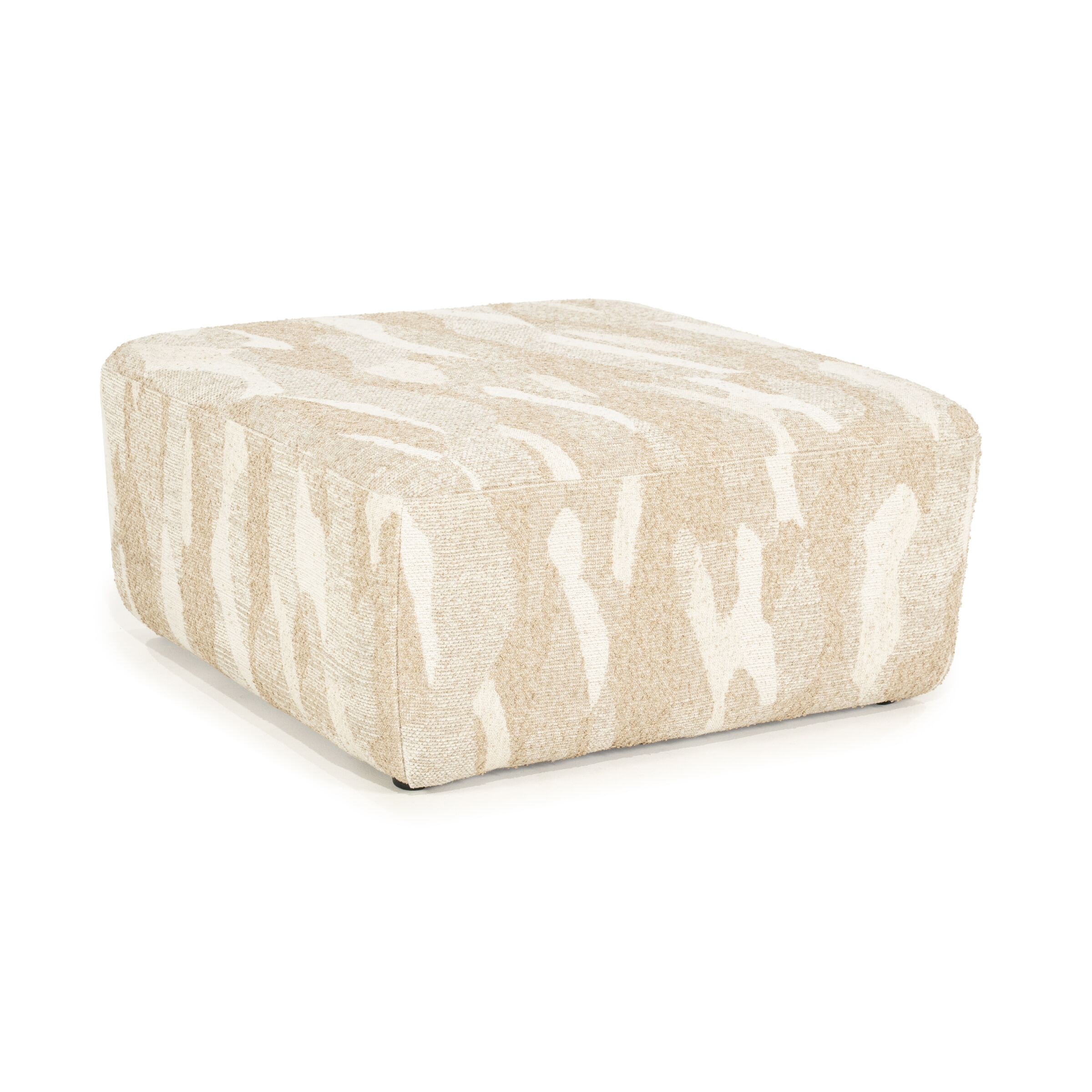 By-Boo Poef 'Rytm' 70 x 70cm, kleur Beige