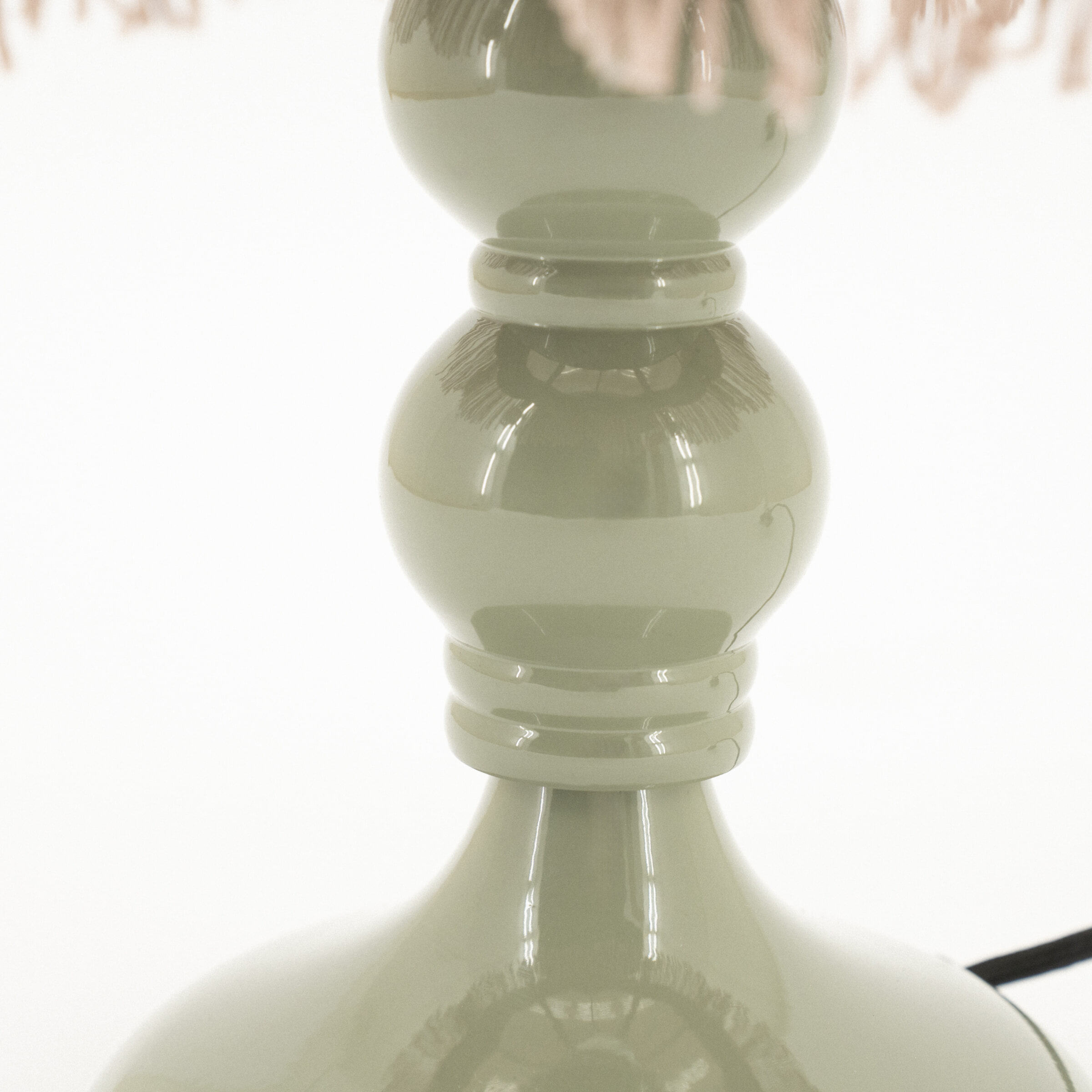 By-Boo Tafellamp 'Fringaloo' Katoen en jute