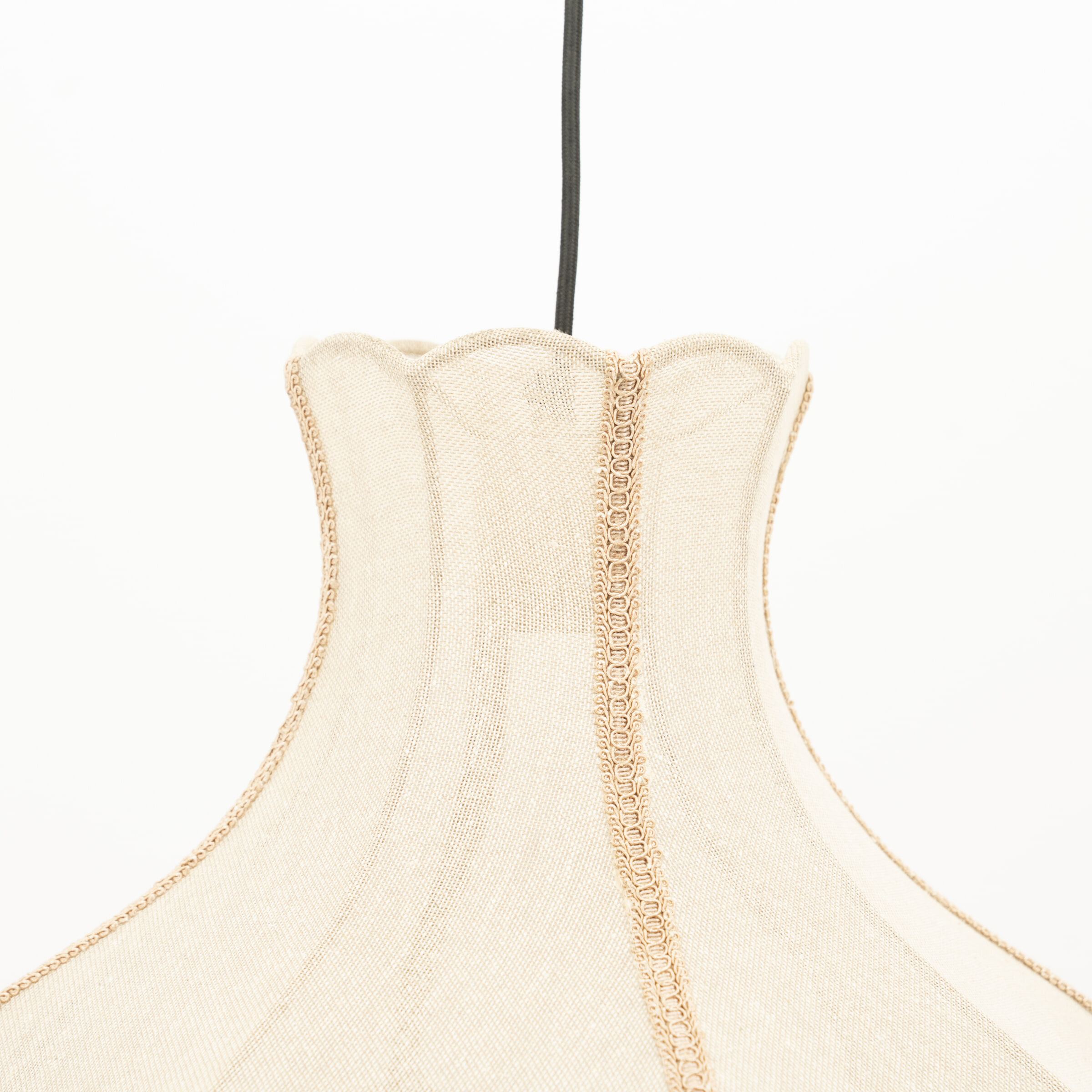 By-Boo Hanglamp 'Fringaloo' Katoen en jute