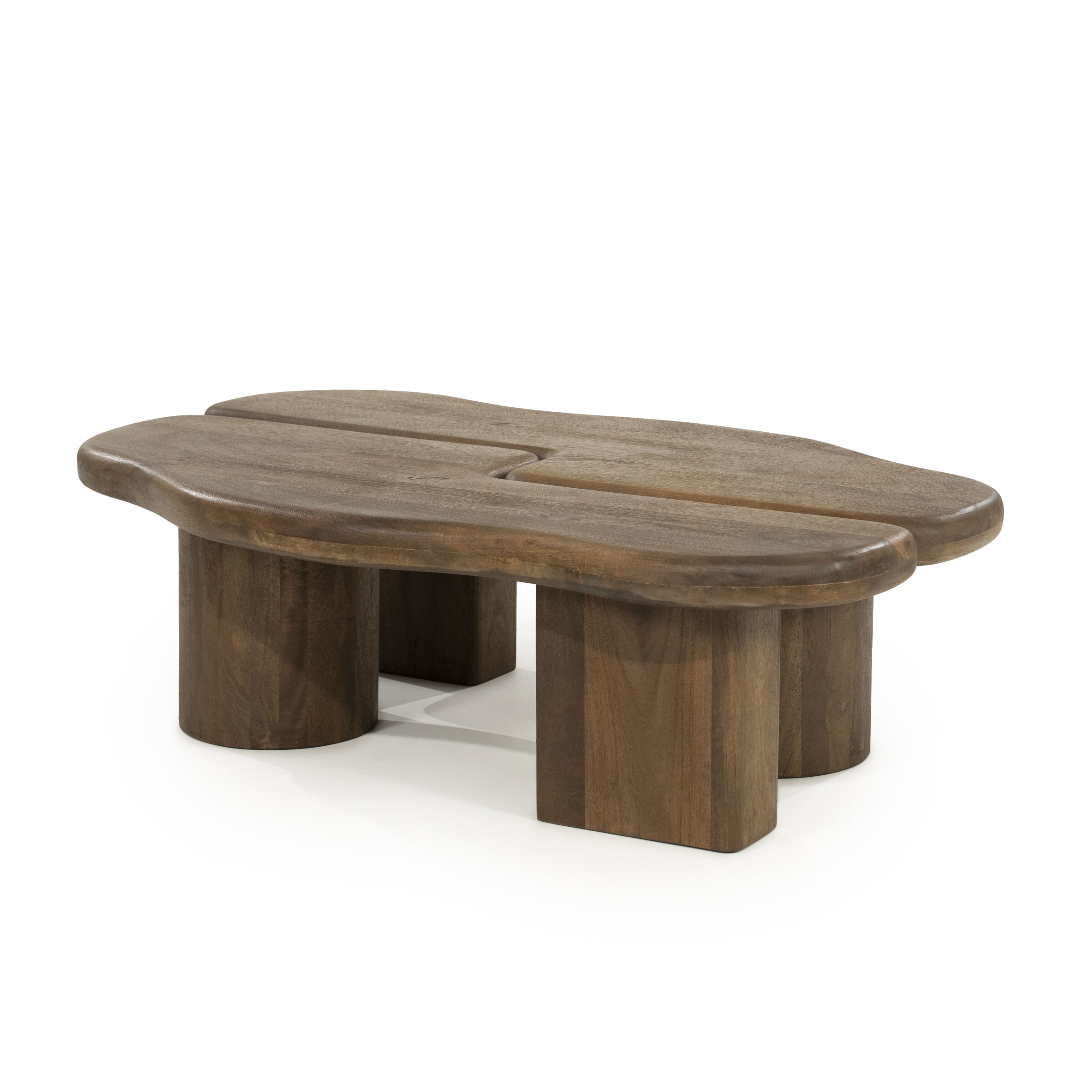 By-Boo Organische Salontafel Yuo Mangohout - Bruin
