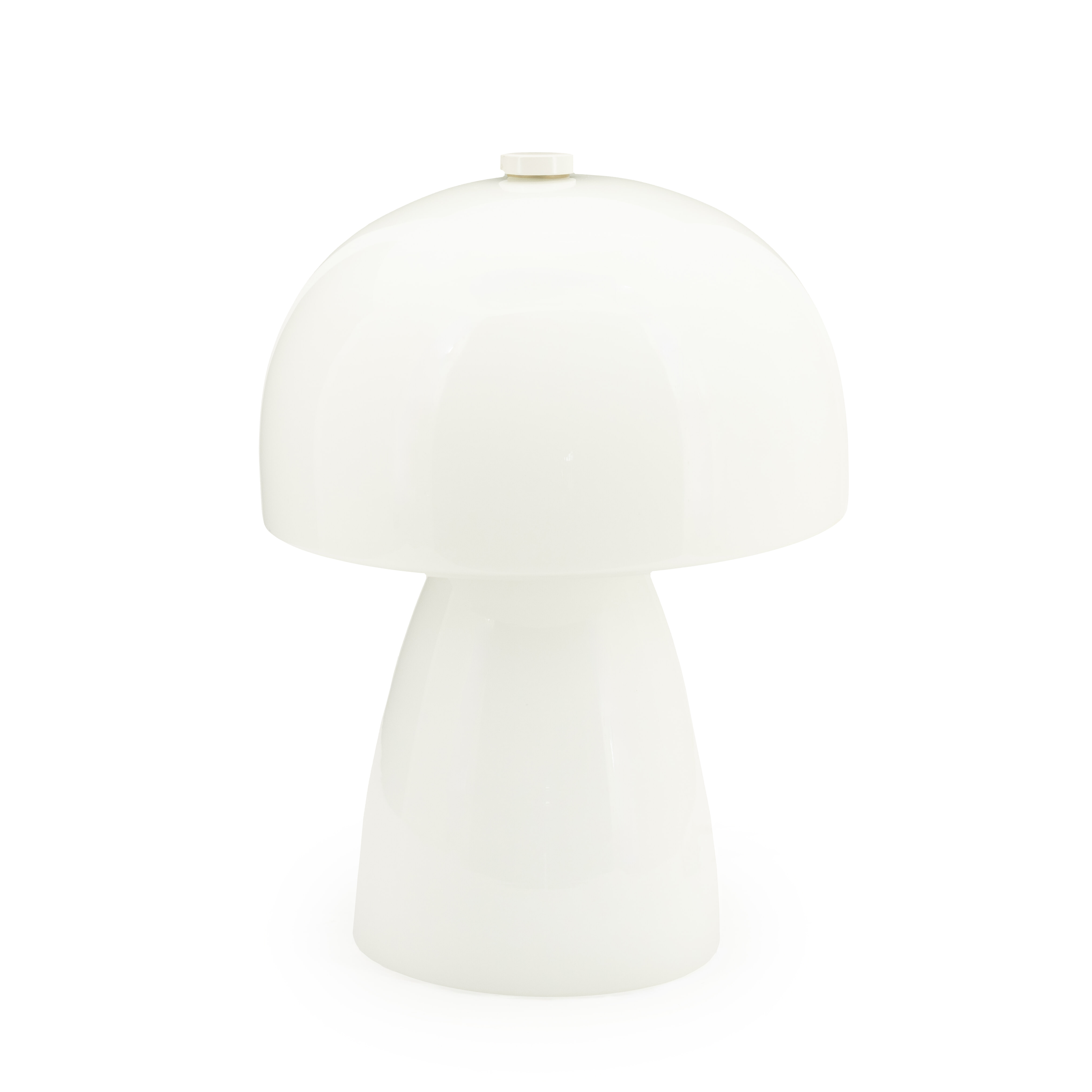 By-Boo Tafellamp 'Tubi' Glas, kleur Wit