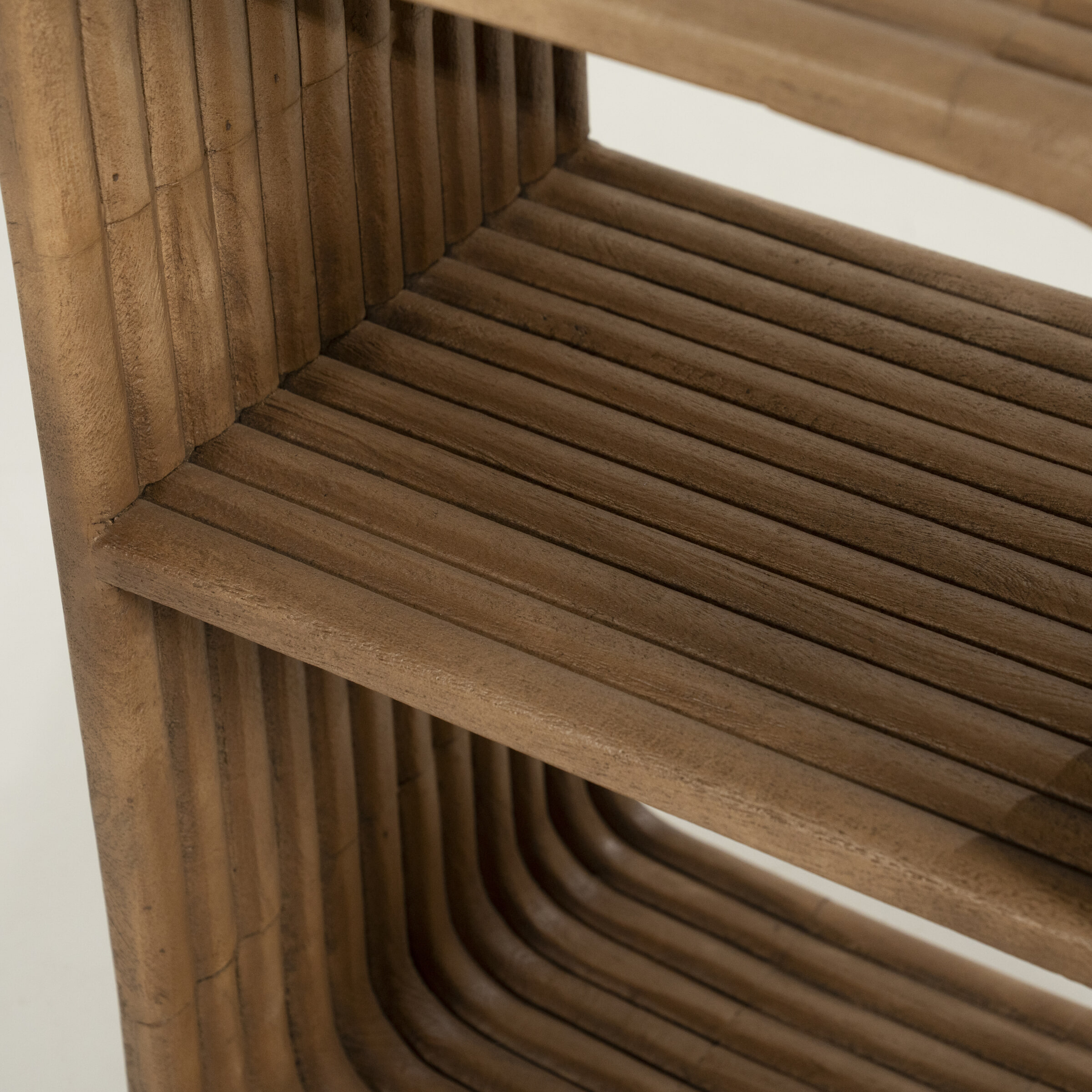 By-Boo Bijzettafel 'Rigato' Mangohout, 40 x 30cm