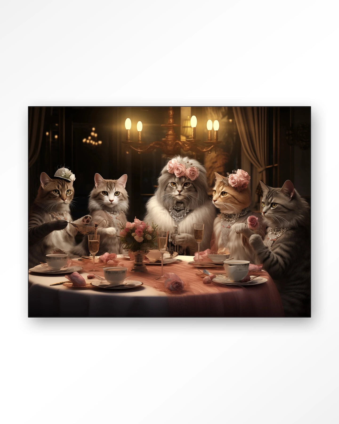 sohome Wandkleed High Cat Tea in maat en frame naar keuze