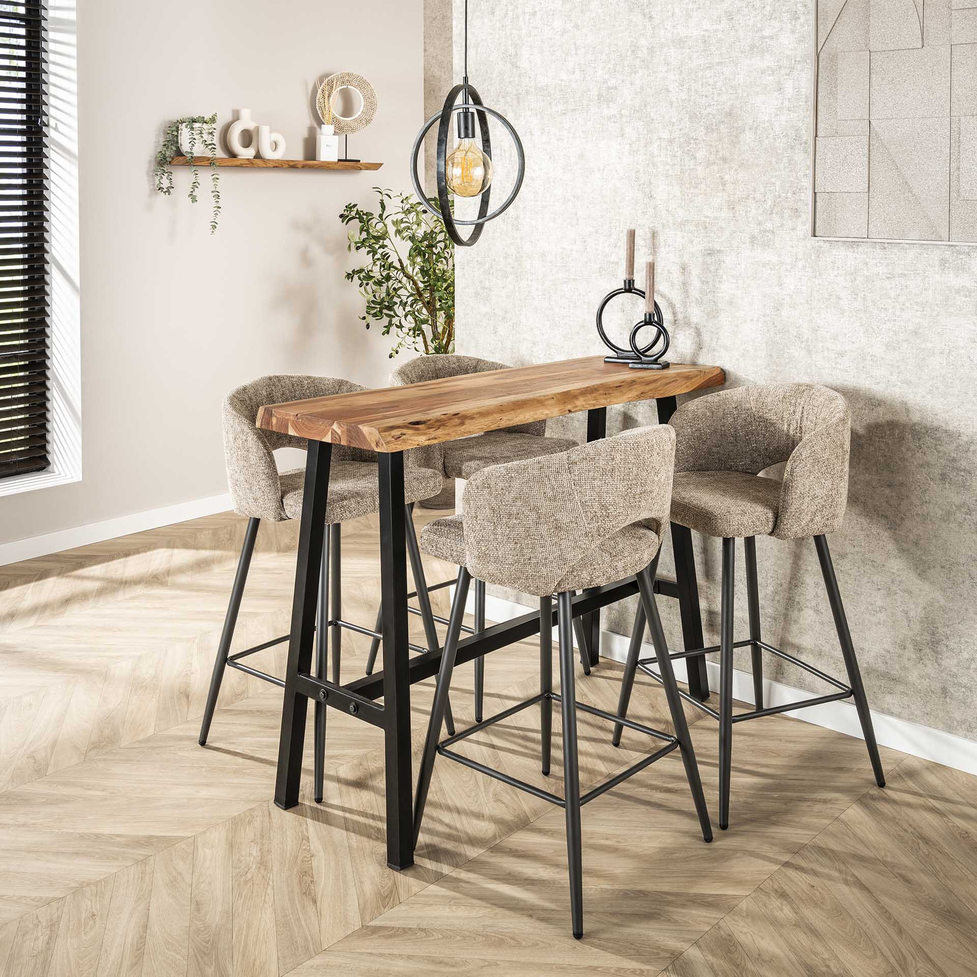 Bartafel 'Gene' Boomstam smal, 125 x 46cm