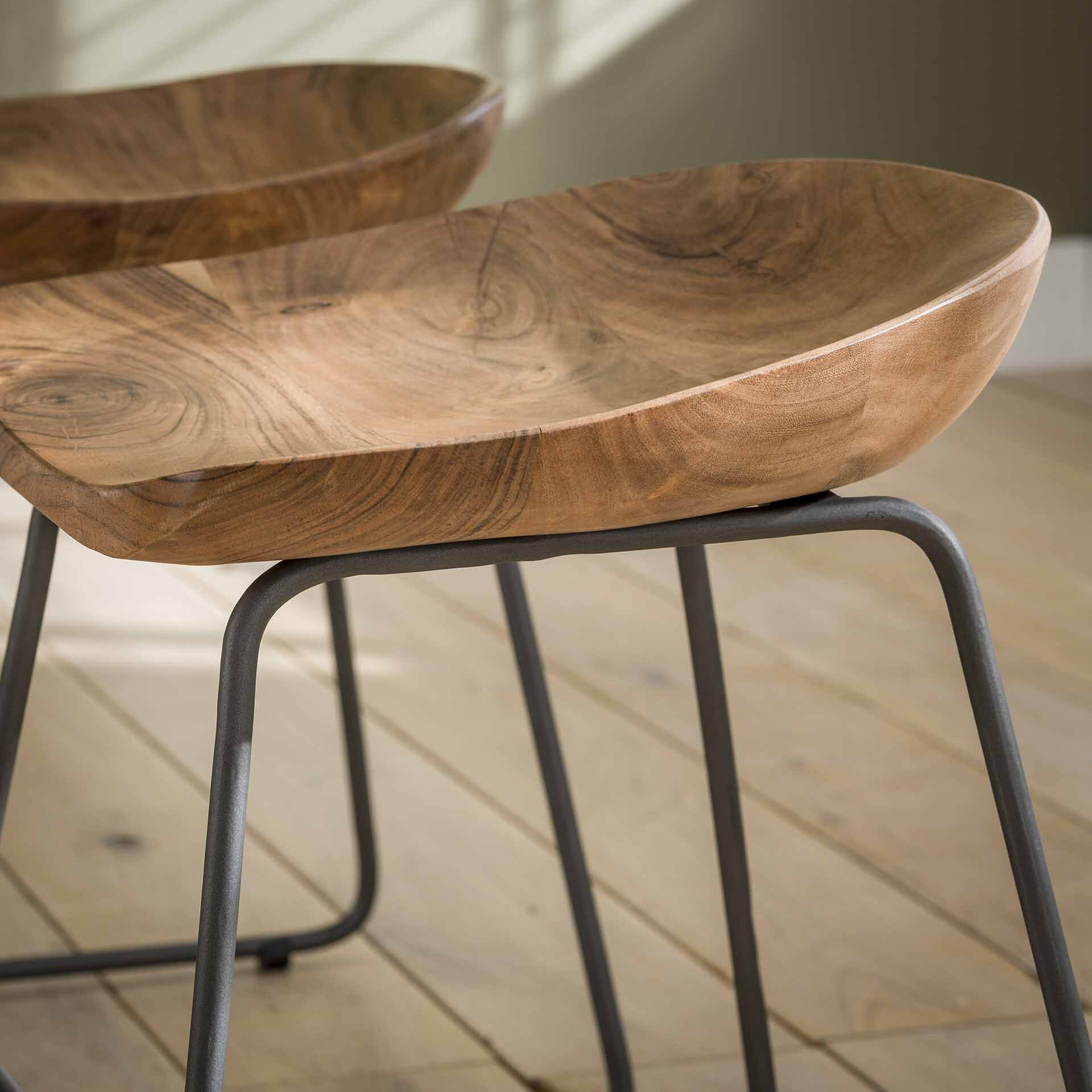 Eetkamerstoel / Kruk 'Nicole' Acaciahout