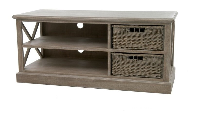 J-Line Tv-meubel met 2 manden, 120cm