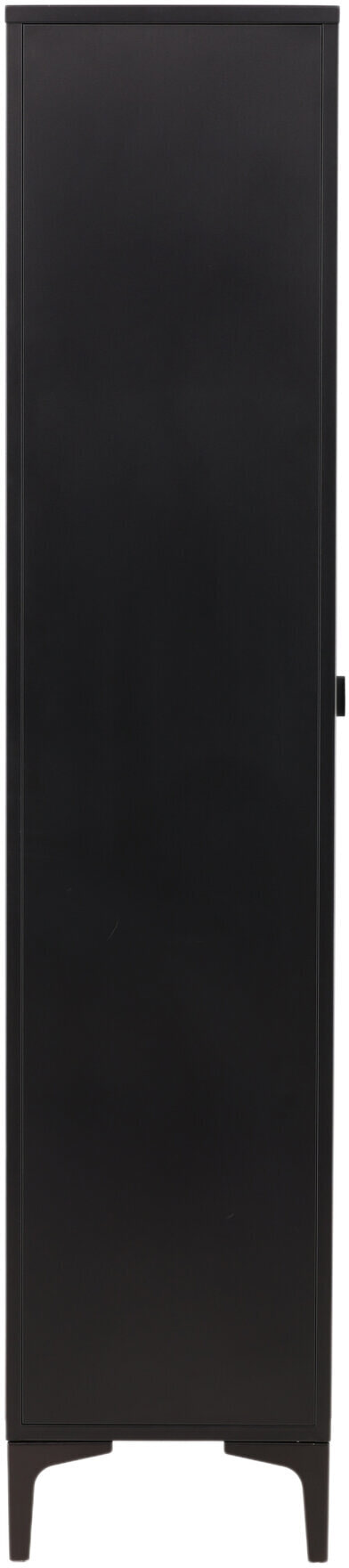 Nohr Vitrinekast 'Danyella' 190 x 90cm, kleur Zwart