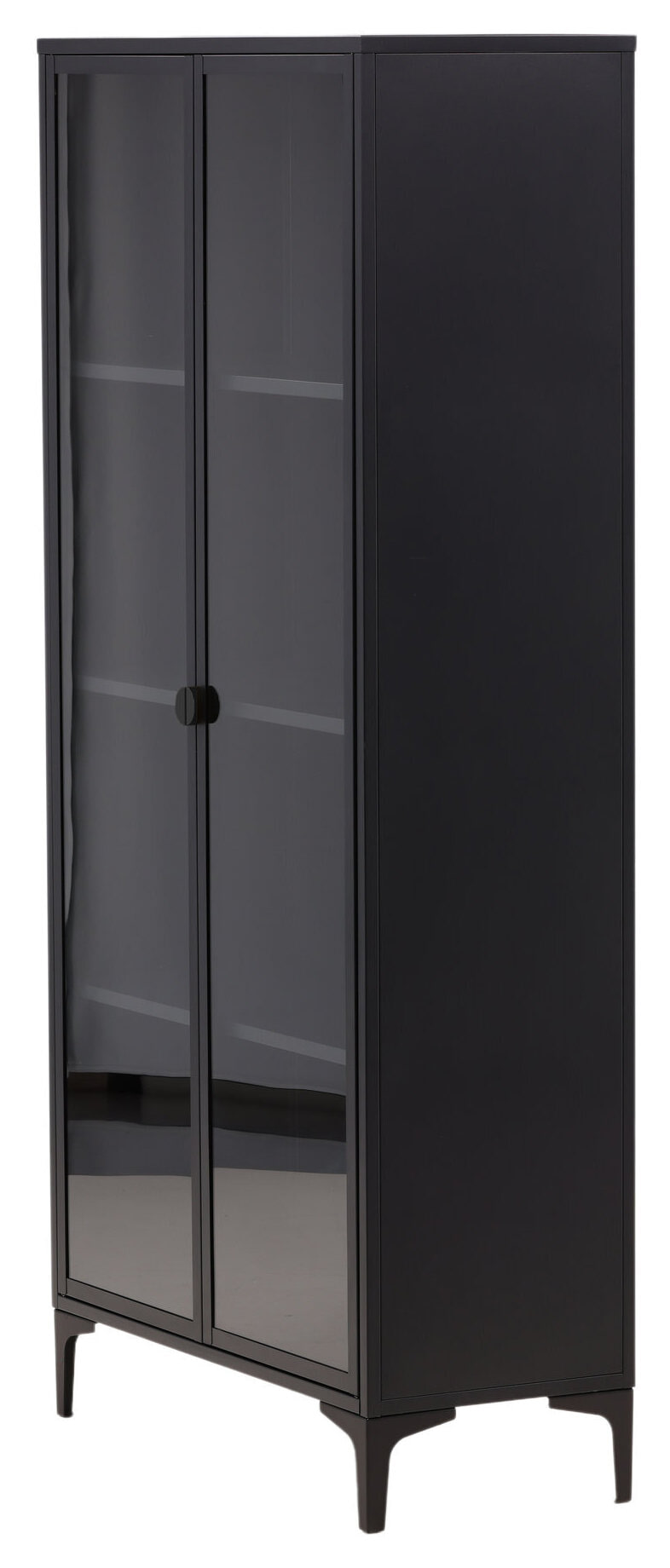 Nohr Vitrinekast 'Danyella' 190 x 90cm, kleur Zwart