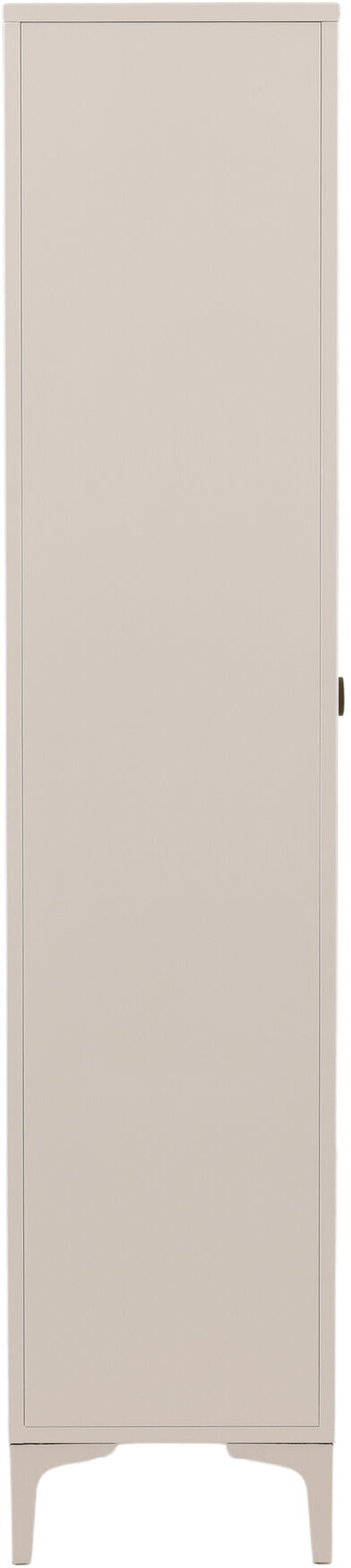 Nohr Vitrinekast 'Danyella' 190 x 90cm, kleur Beige