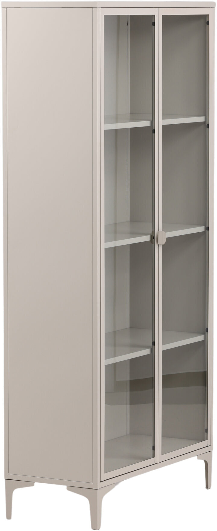 Nohr Vitrinekast 'Danyella' 190 x 90cm, kleur Beige